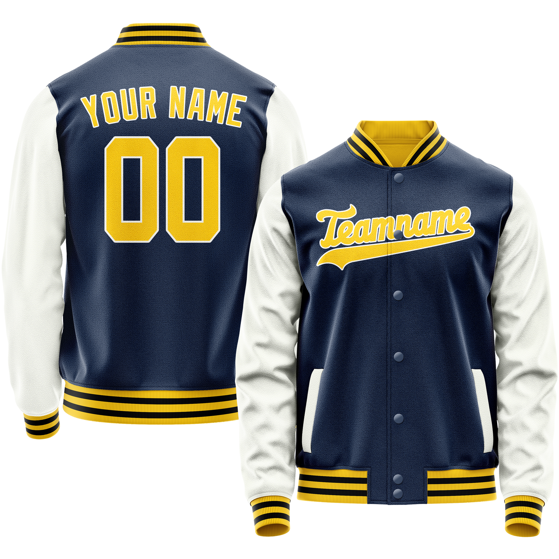 Maßgeschneidertes Königsblau Weiß Jacke JA02240617XF567