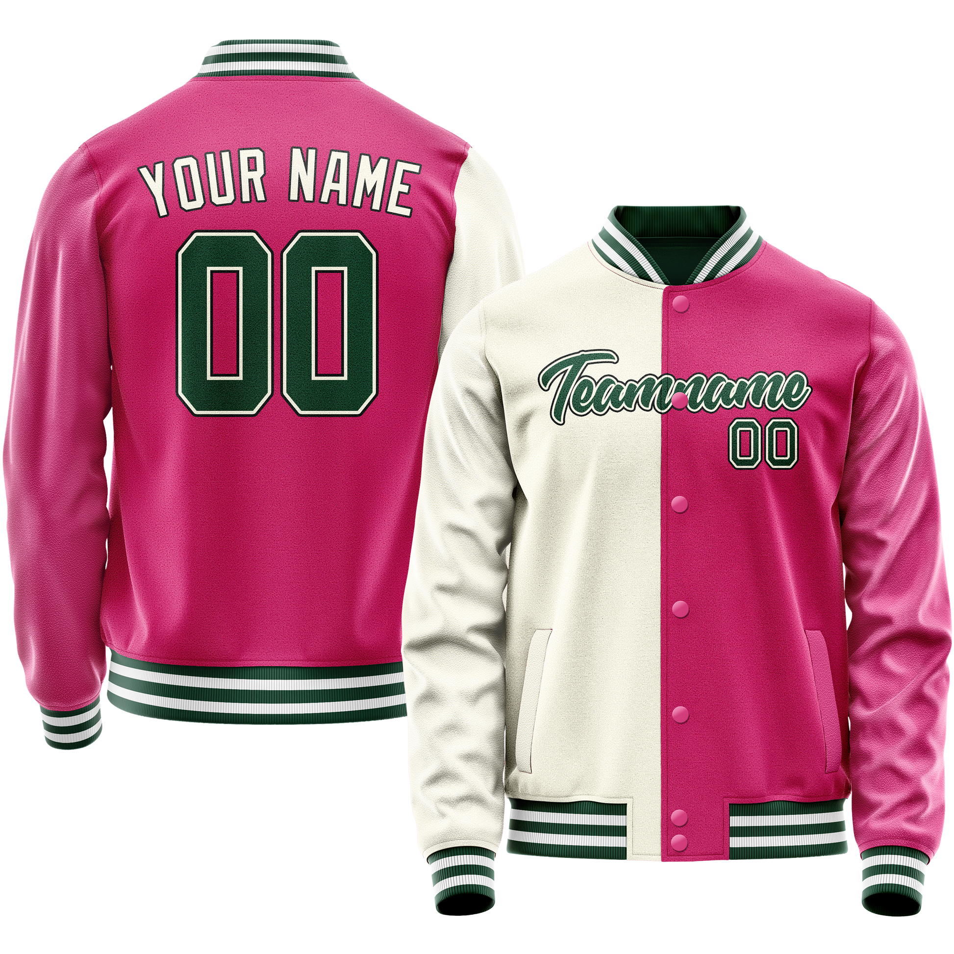 Maßgeschneidertes Rosa Creme Jacke JA02240617SH319