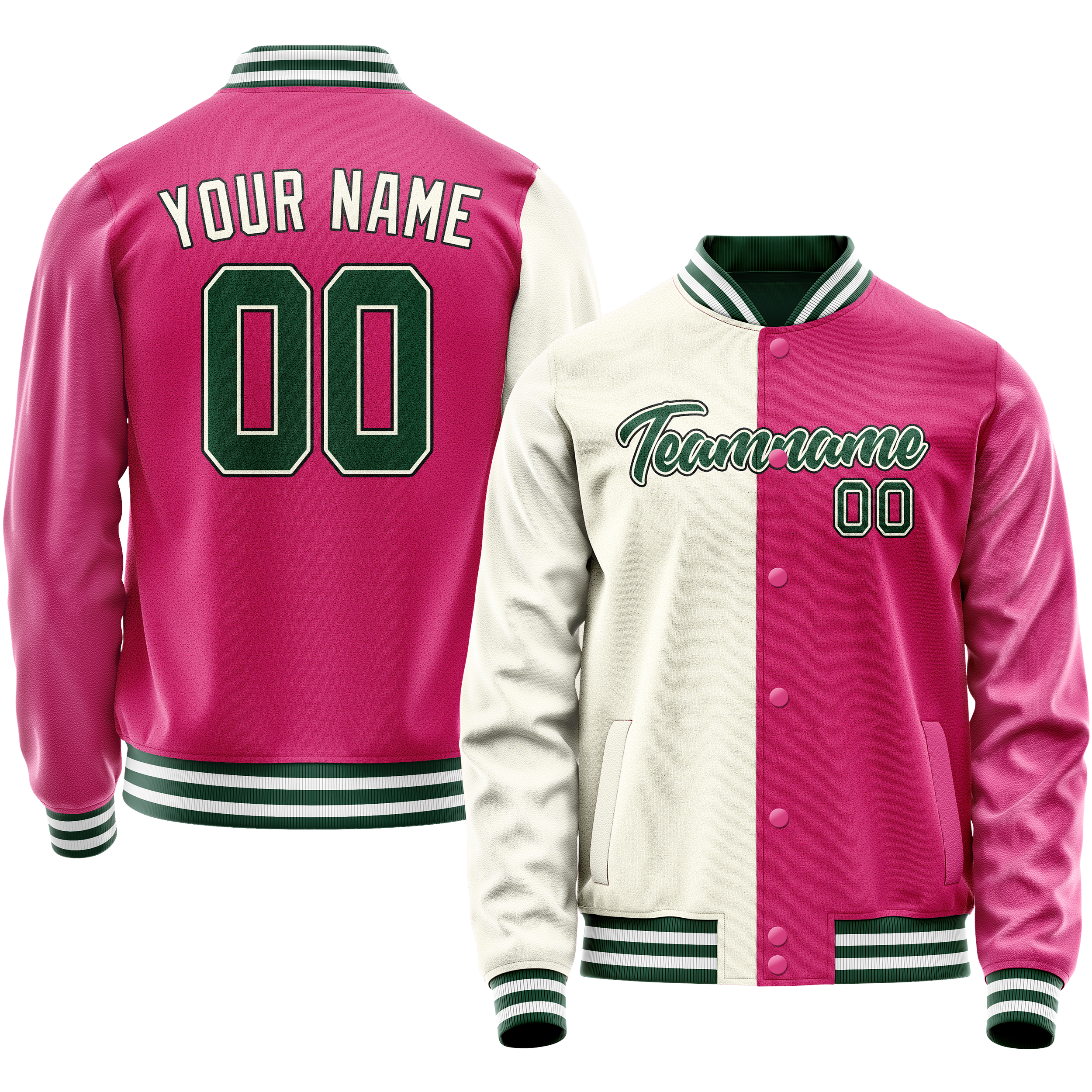Maßgeschneidertes Rosa Creme Jacke JA02240617SH319