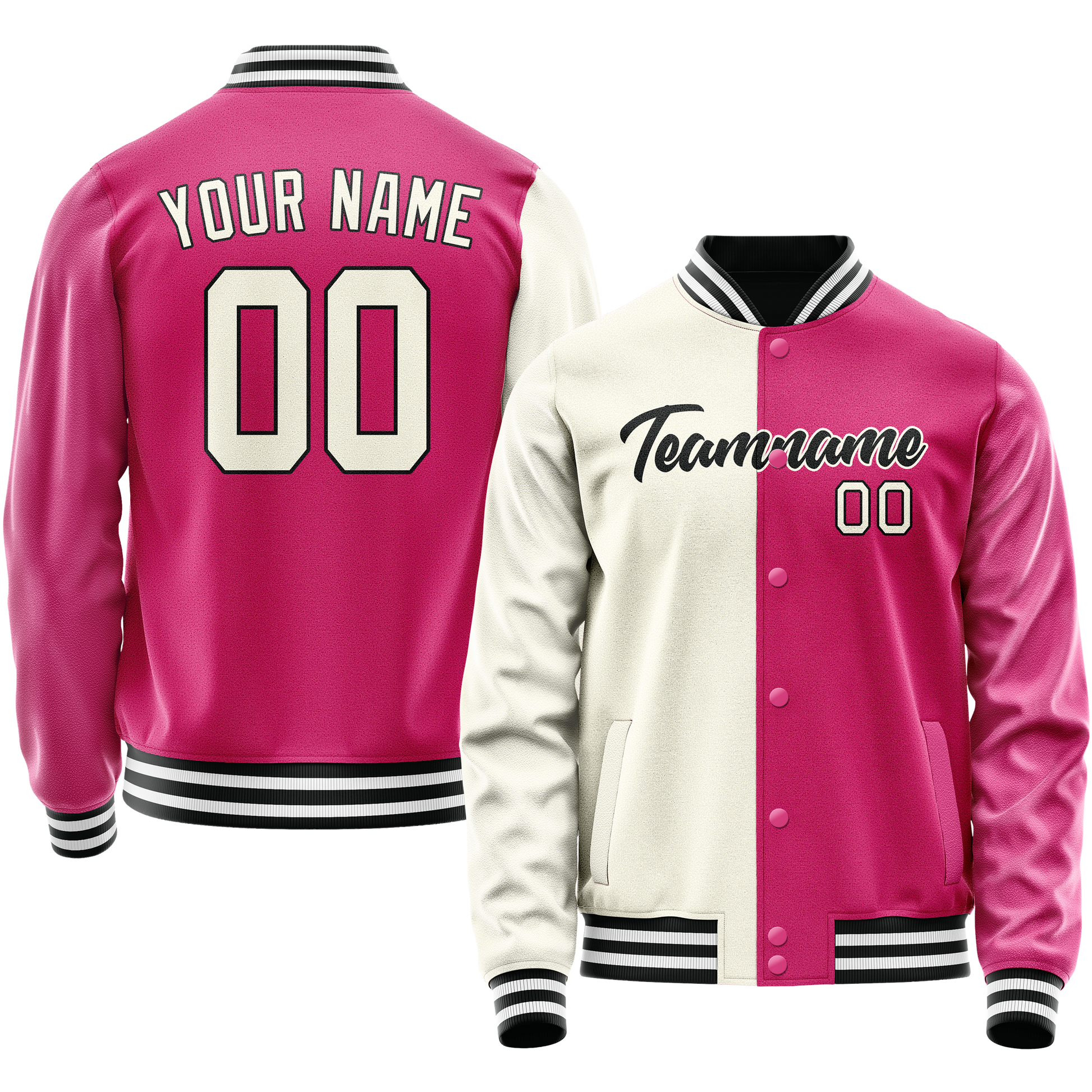 Maßgeschneidertes Rosa Creme Jacke JA02240617SH313