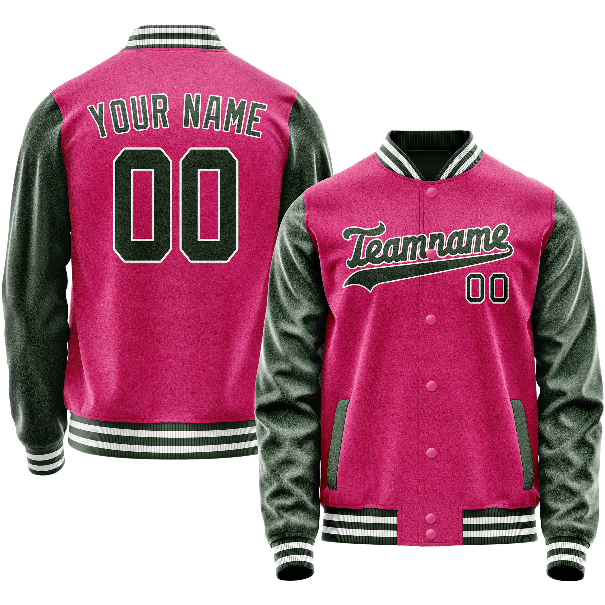 Maßgeschneidertes Rosa Kelly Grün Jacke JA02240617SH316