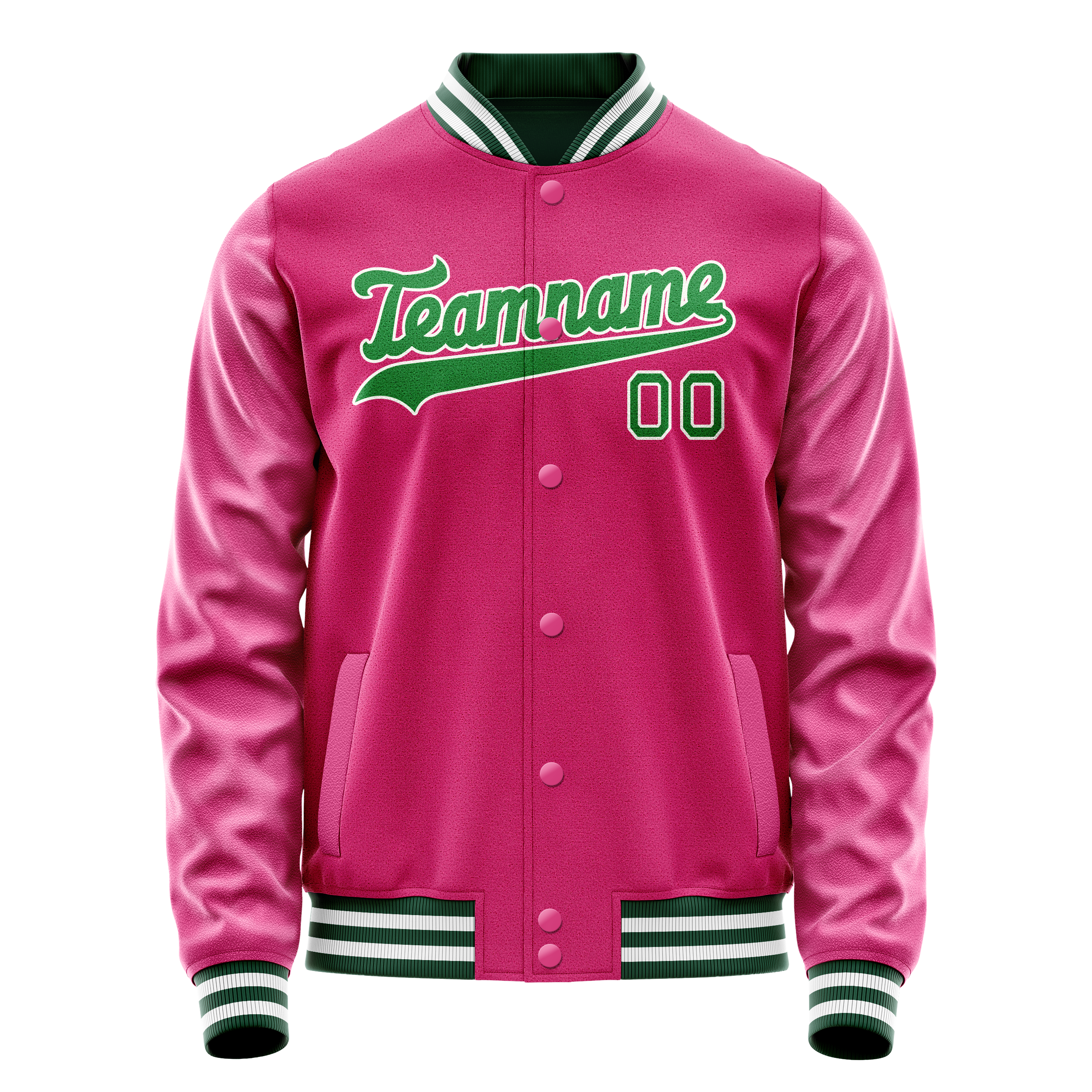 Maßgeschneidertes Rosa Neongrün Jacke