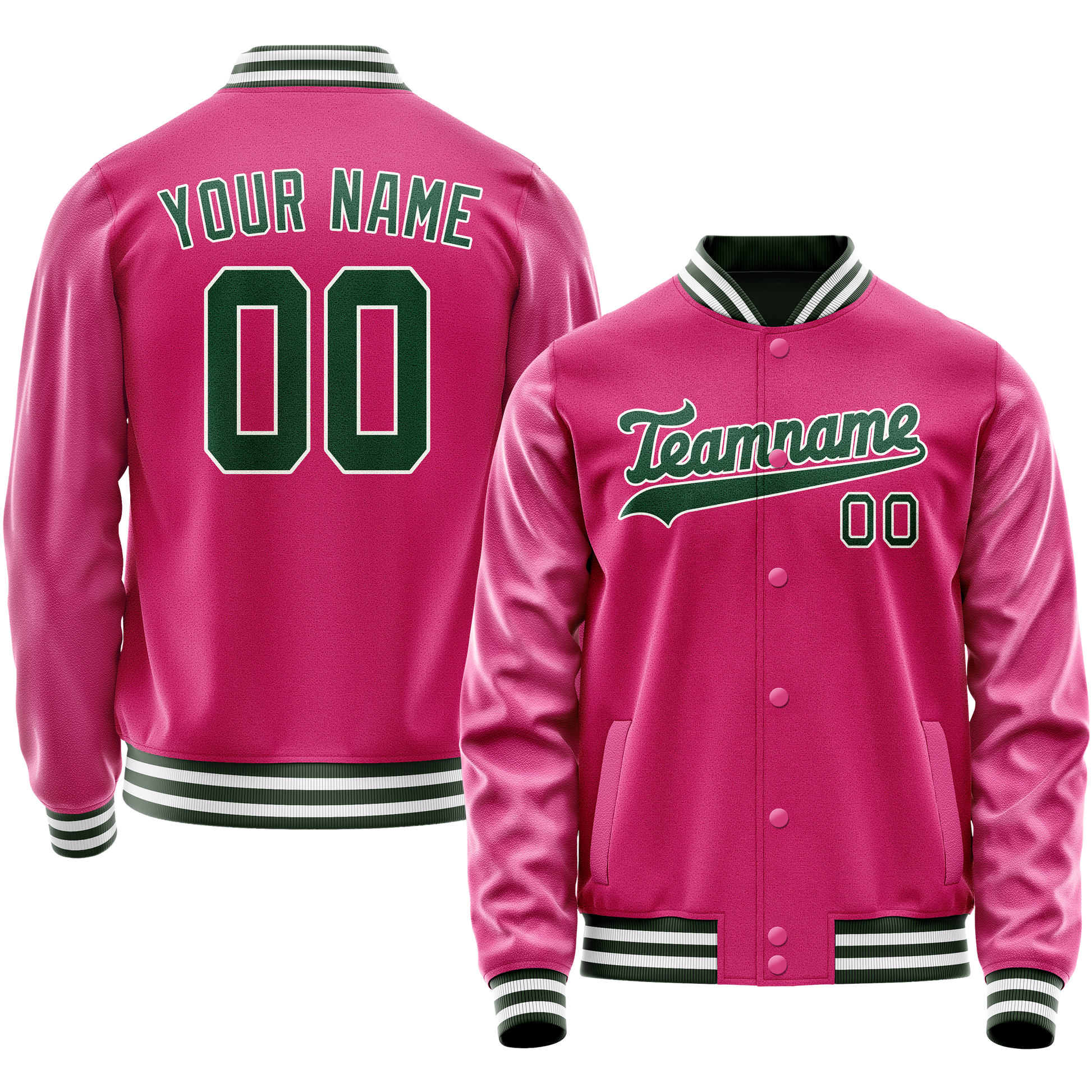 Maßgeschneidertes Rosa Kelly Grün Jacke JA02240617SH301