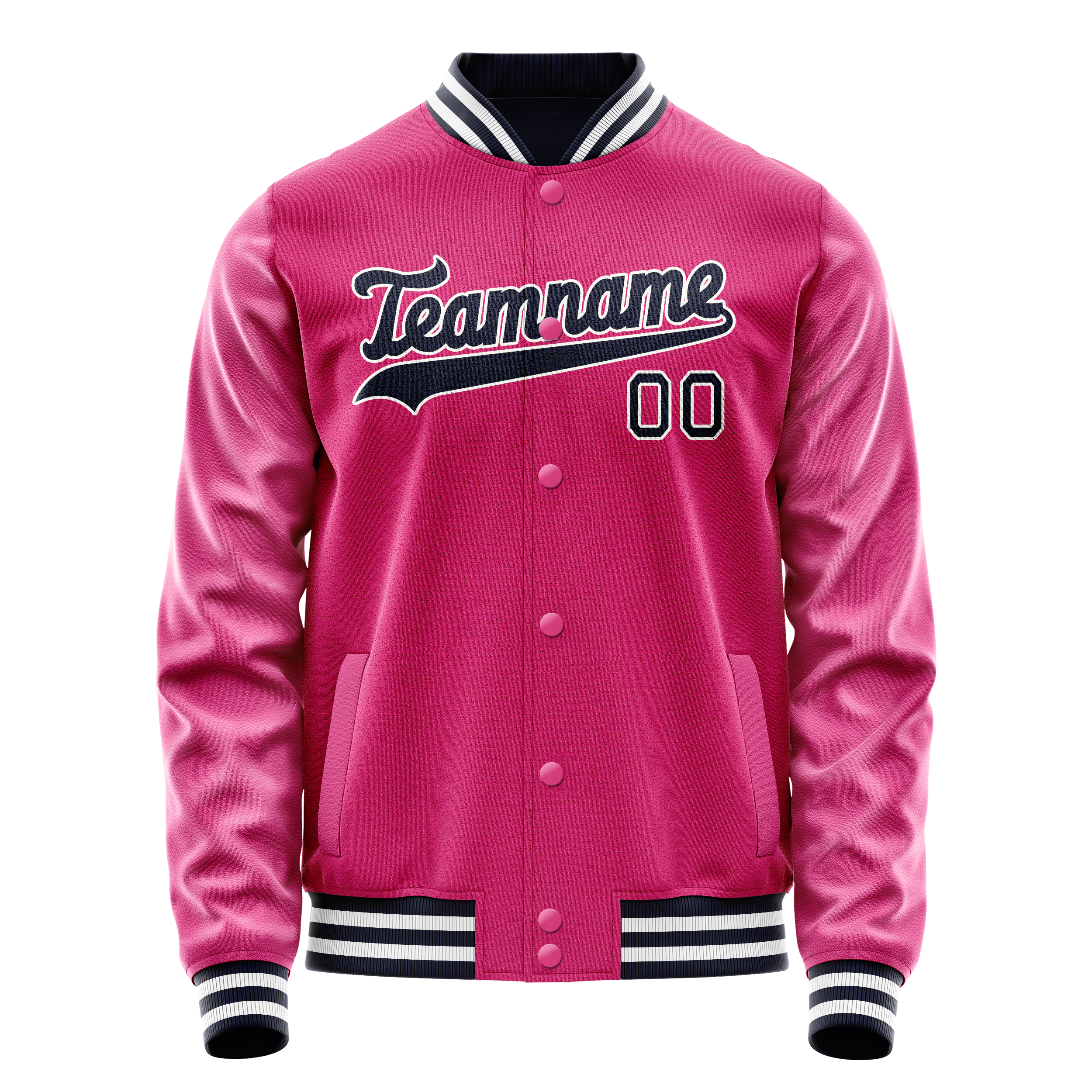 Maßgeschneidertes Rosa Schwarz Jacke