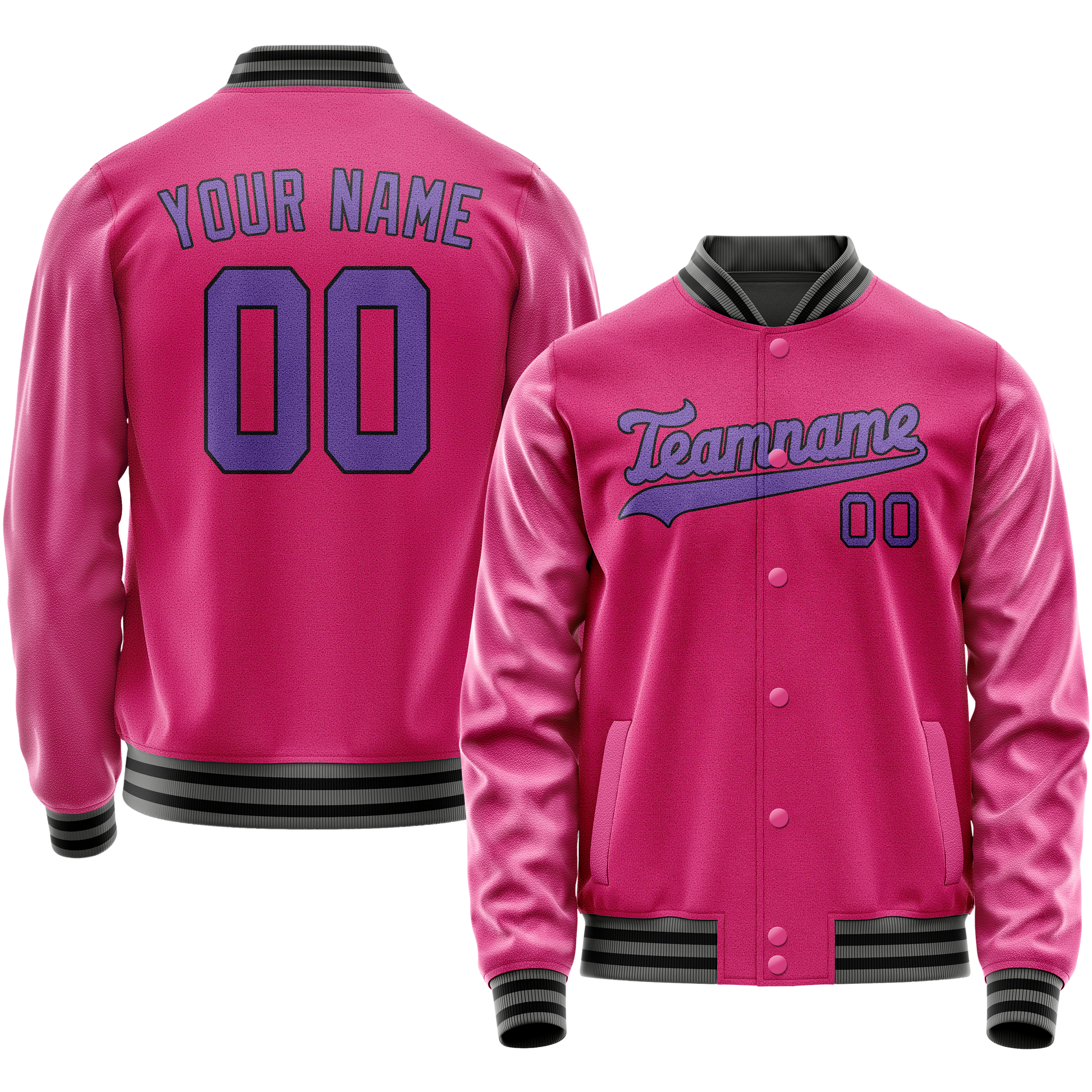 Maßgeschneidertes Rosa Lila Jacke JA02240617SH307