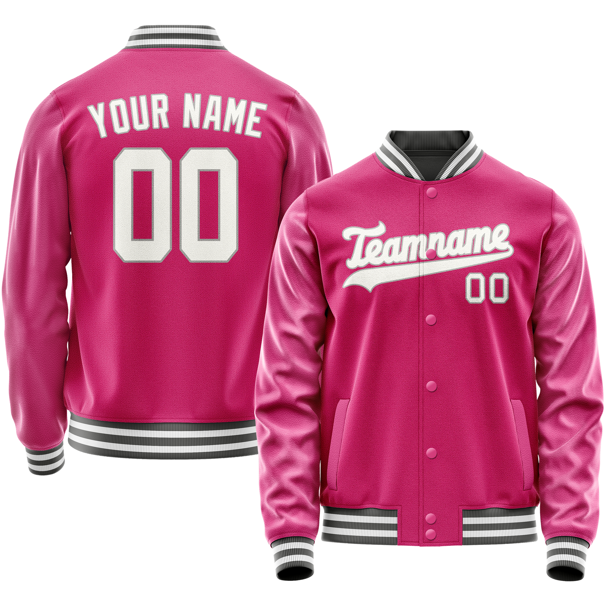 Maßgeschneidertes Rosa Grau Jacke JA02240617SH317