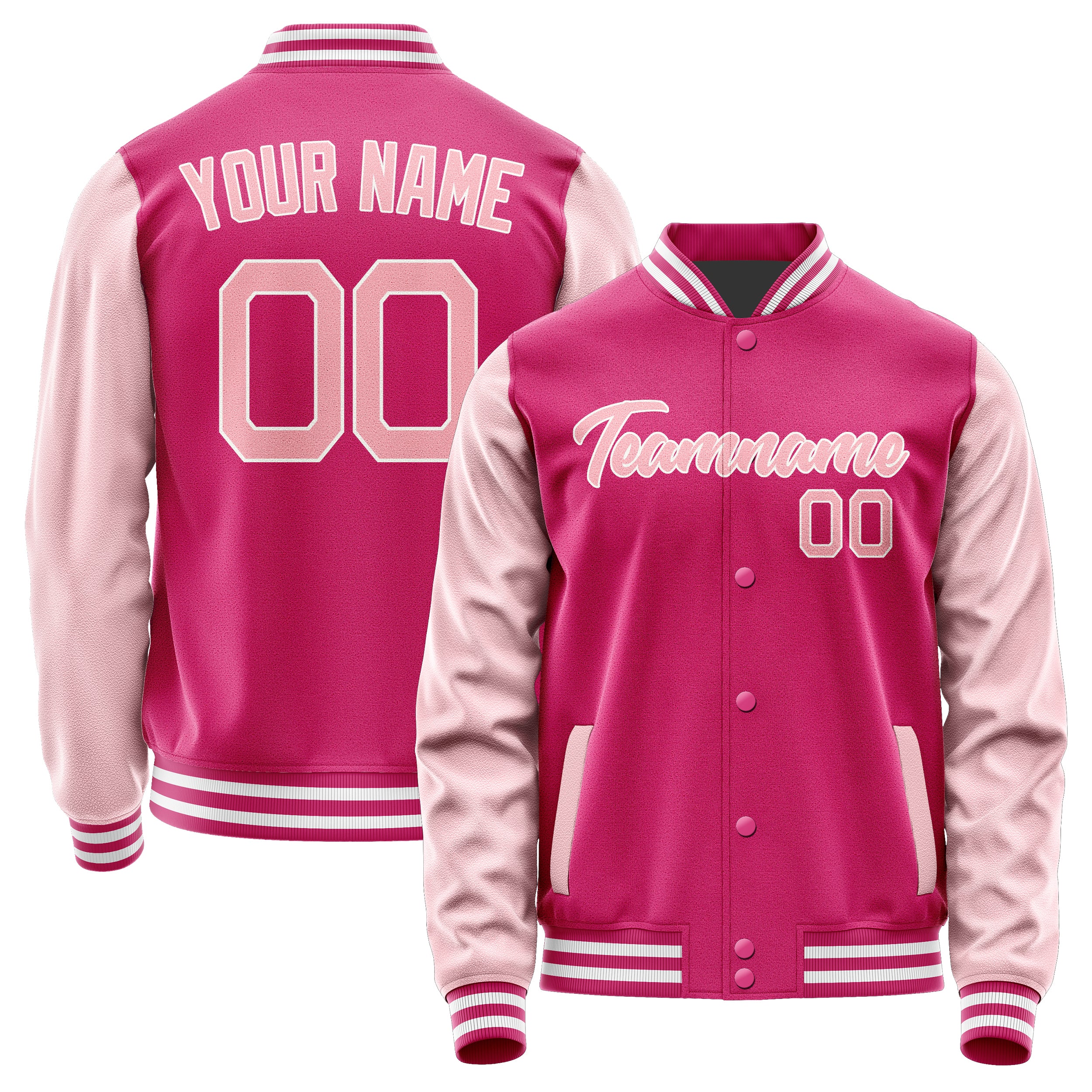 Maßgeschneidertes Rosarot Rosa Jacke JA1313211318B21821