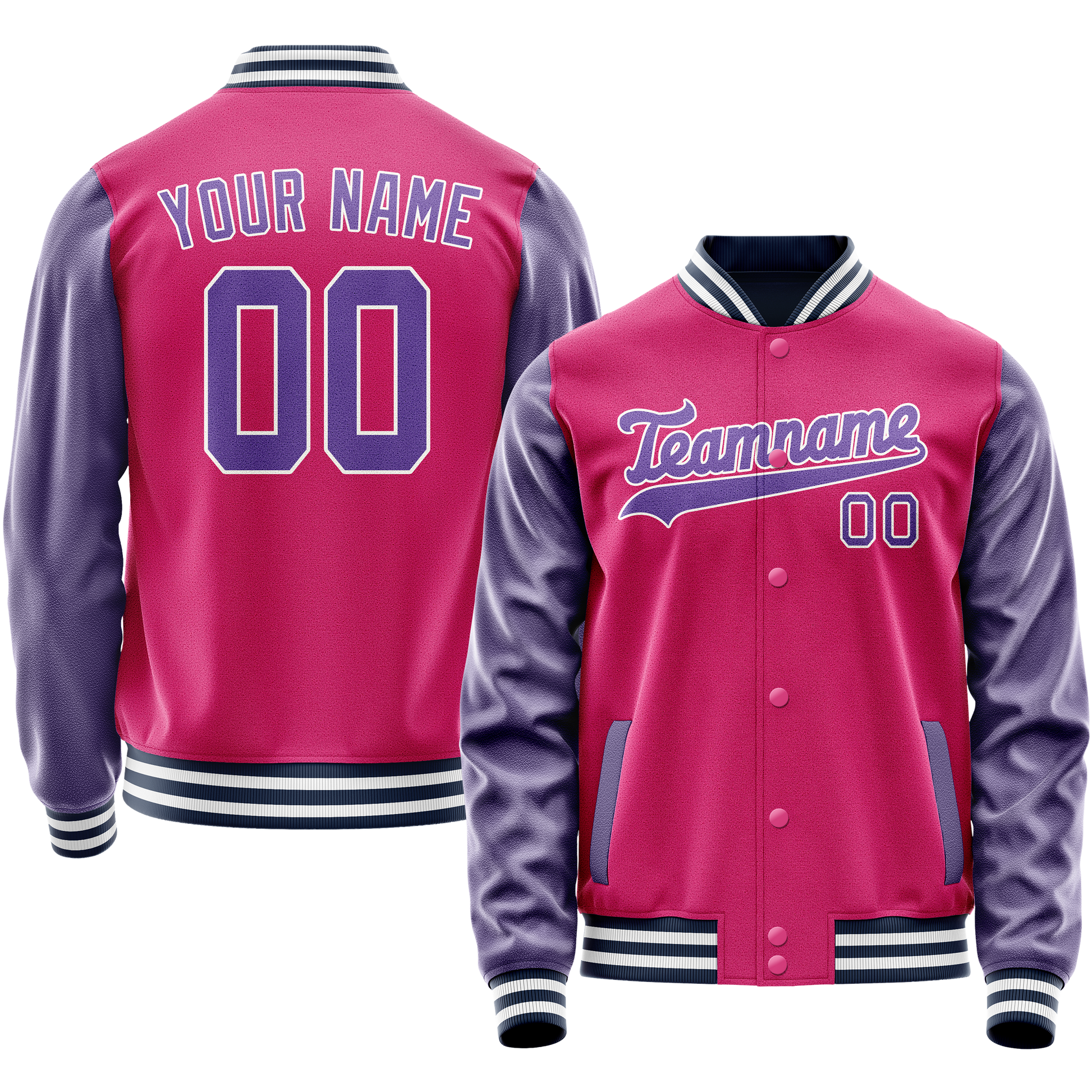 Maßgeschneidertes Rosa Lila Jacke JA02240617SH309