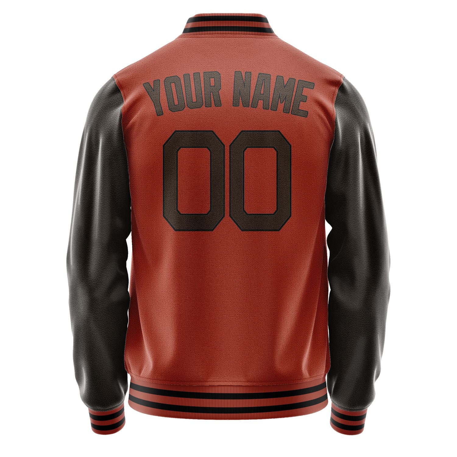Maßgeschneidertes Korallenrot Braun Jacke JA1616011617B21701