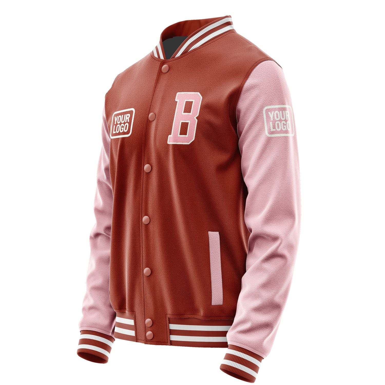 Maßgeschneidertes Korallenrot Rosa Jacke JA161621161818212118