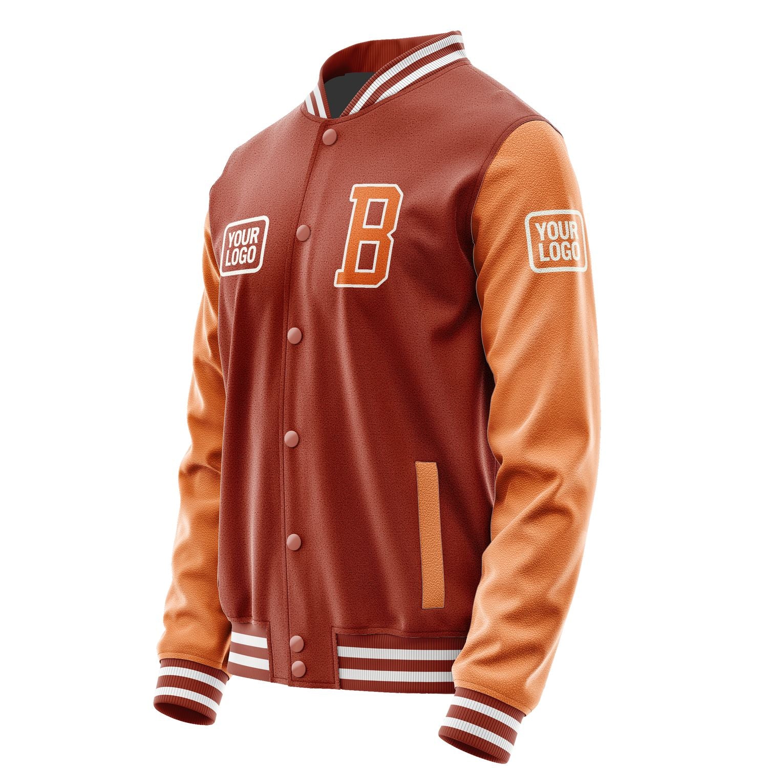 Maßgeschneidertes Korallenrot Orange Jacke JA161628161818282818