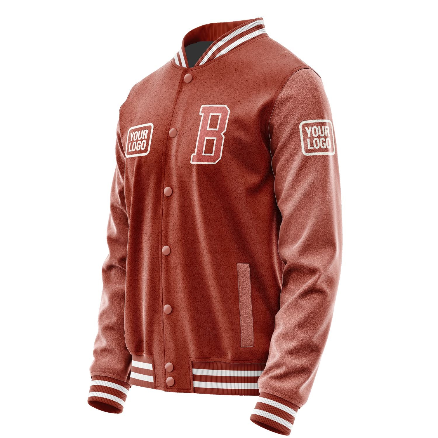 Maßgeschneidertes Korallenrot Kupferrose Jacke JA161629161818292918