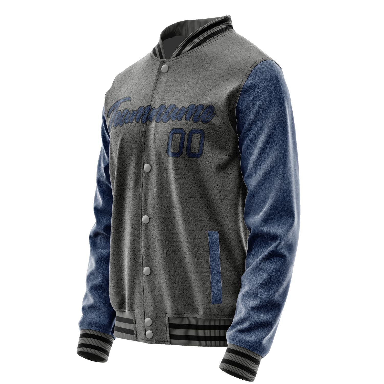 Maßgeschneidertes Dunkelgrau Marineblau Jacke JA2020102017B21710