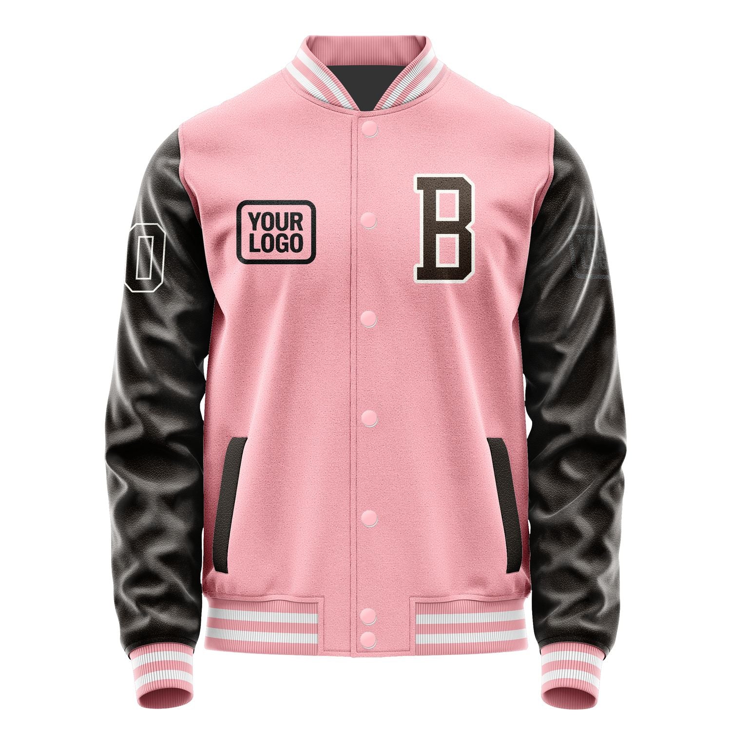 Maßgeschneidertes Rosa Braun Jacke JA212101211818010118