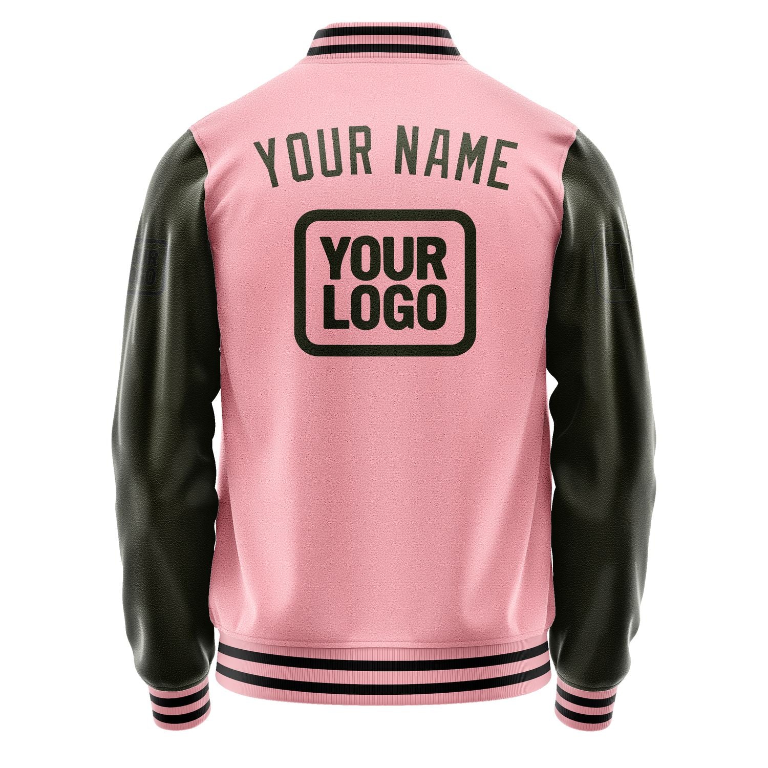 Maßgeschneidertes Rosa Dunkles Oliv Jacke JA212102211717020217