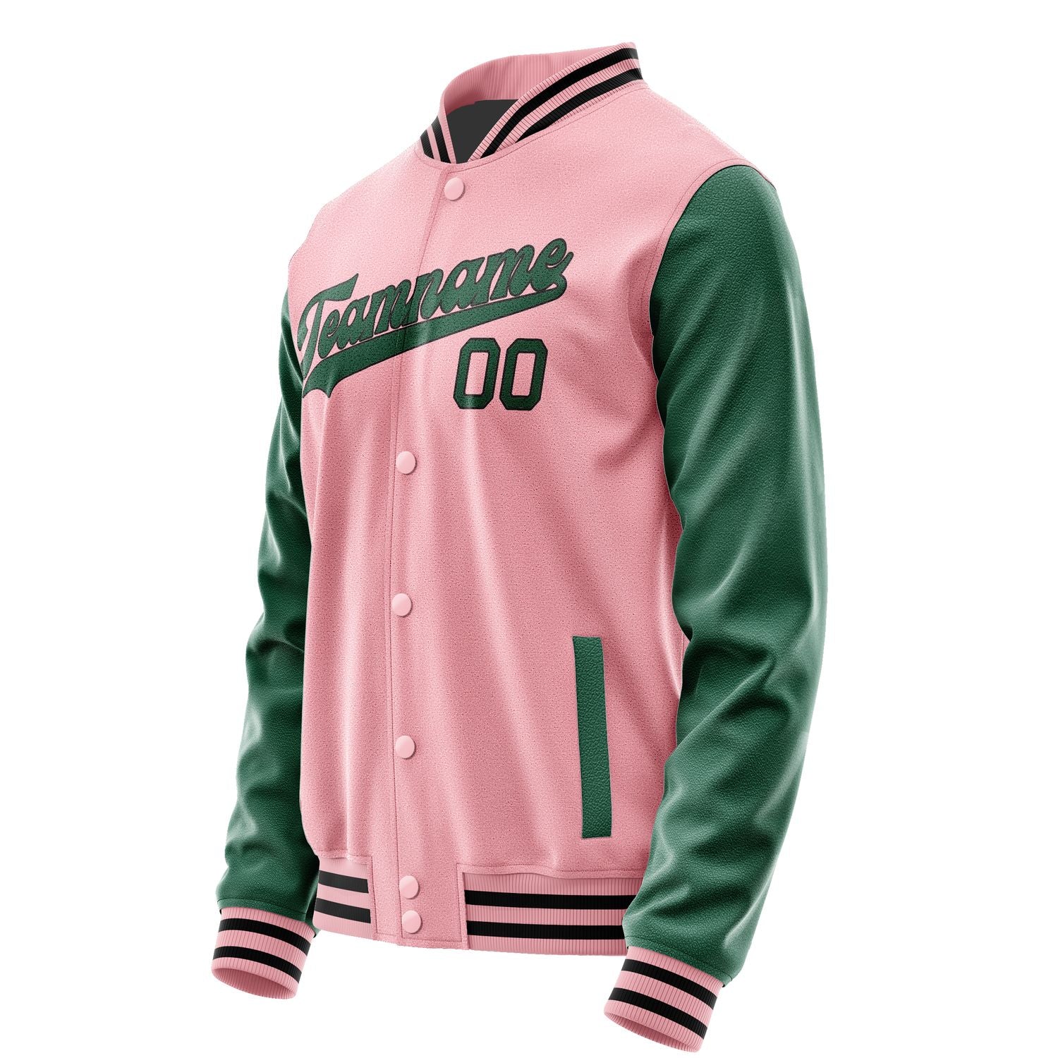 Maßgeschneidertes Rosa Moosgrün Jacke JA2121052117B31705