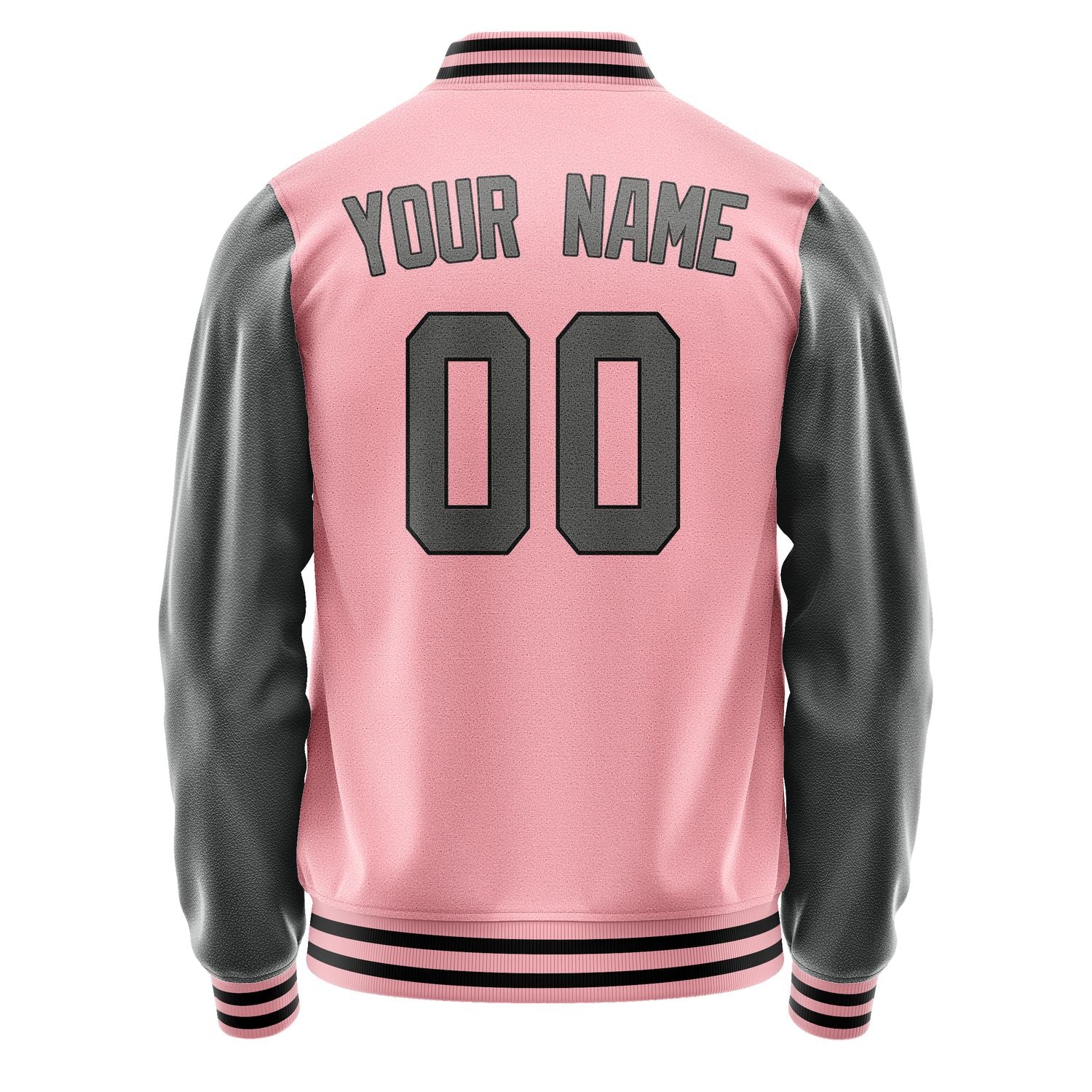 Maßgeschneidertes Rosa Dunkelgrau Jacke JA2121202117B31720