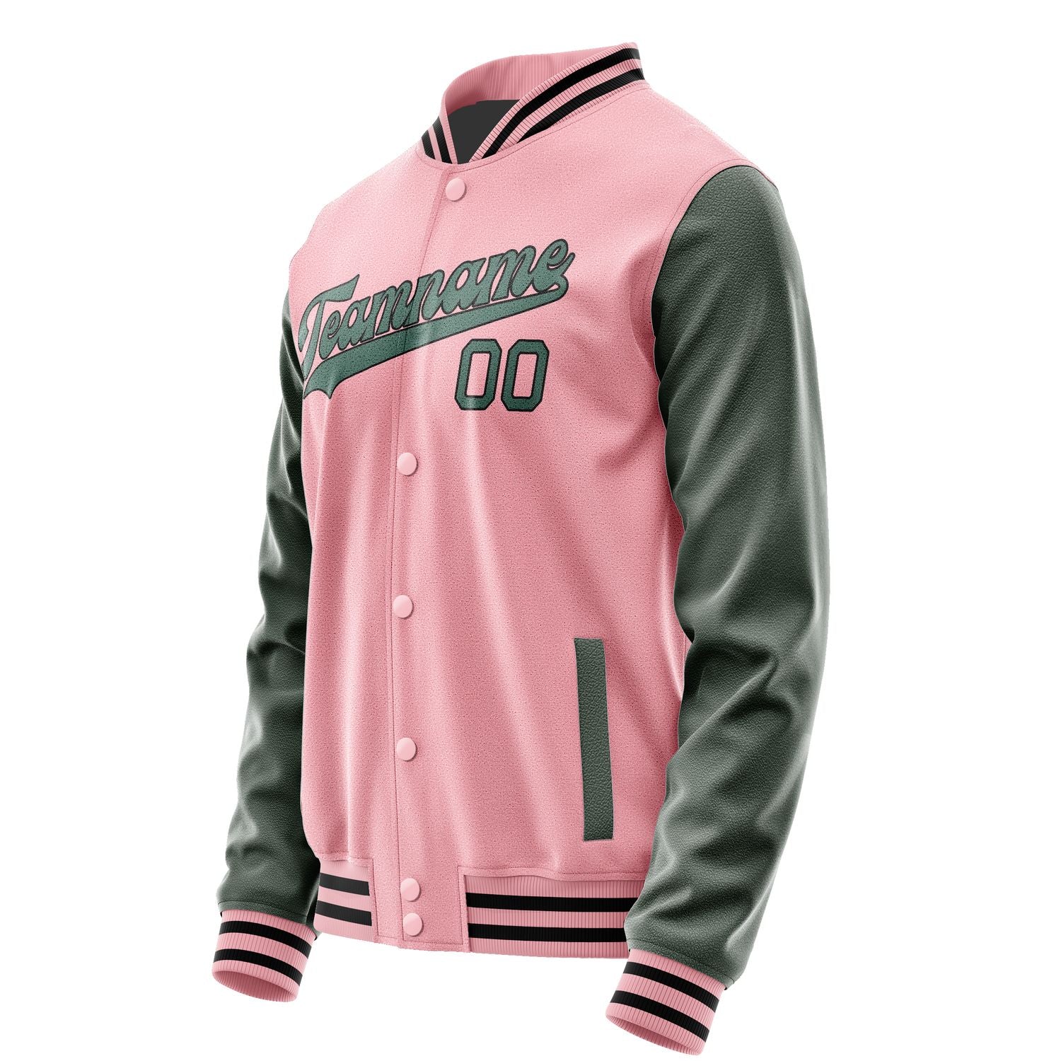 Maßgeschneidertes Rosa Blaugrün Jacke JA2121272117B31727