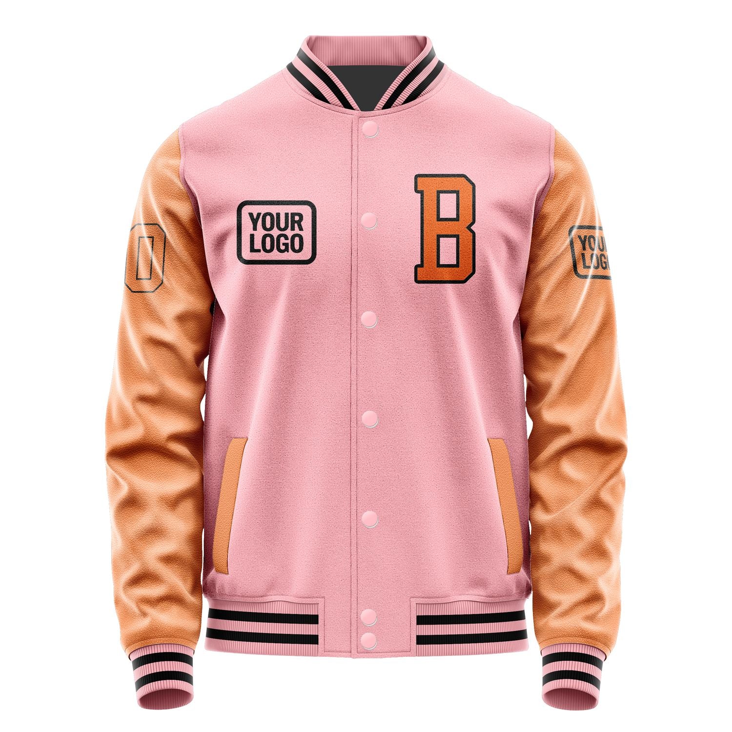 Maßgeschneidertes Rosa Orange Jacke JA212128211717282817