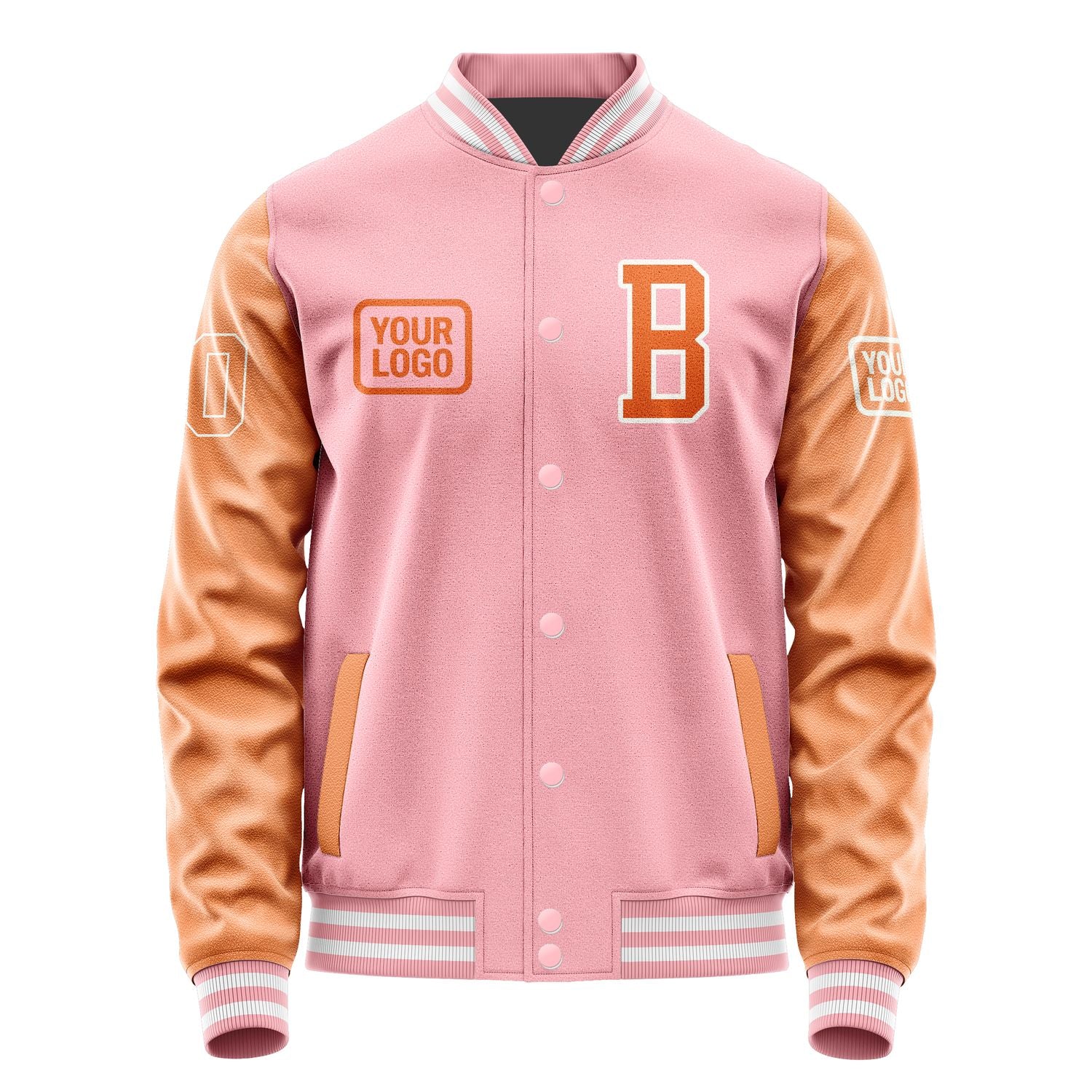 Maßgeschneidertes Rosa Orange Jacke JA212128211818282818