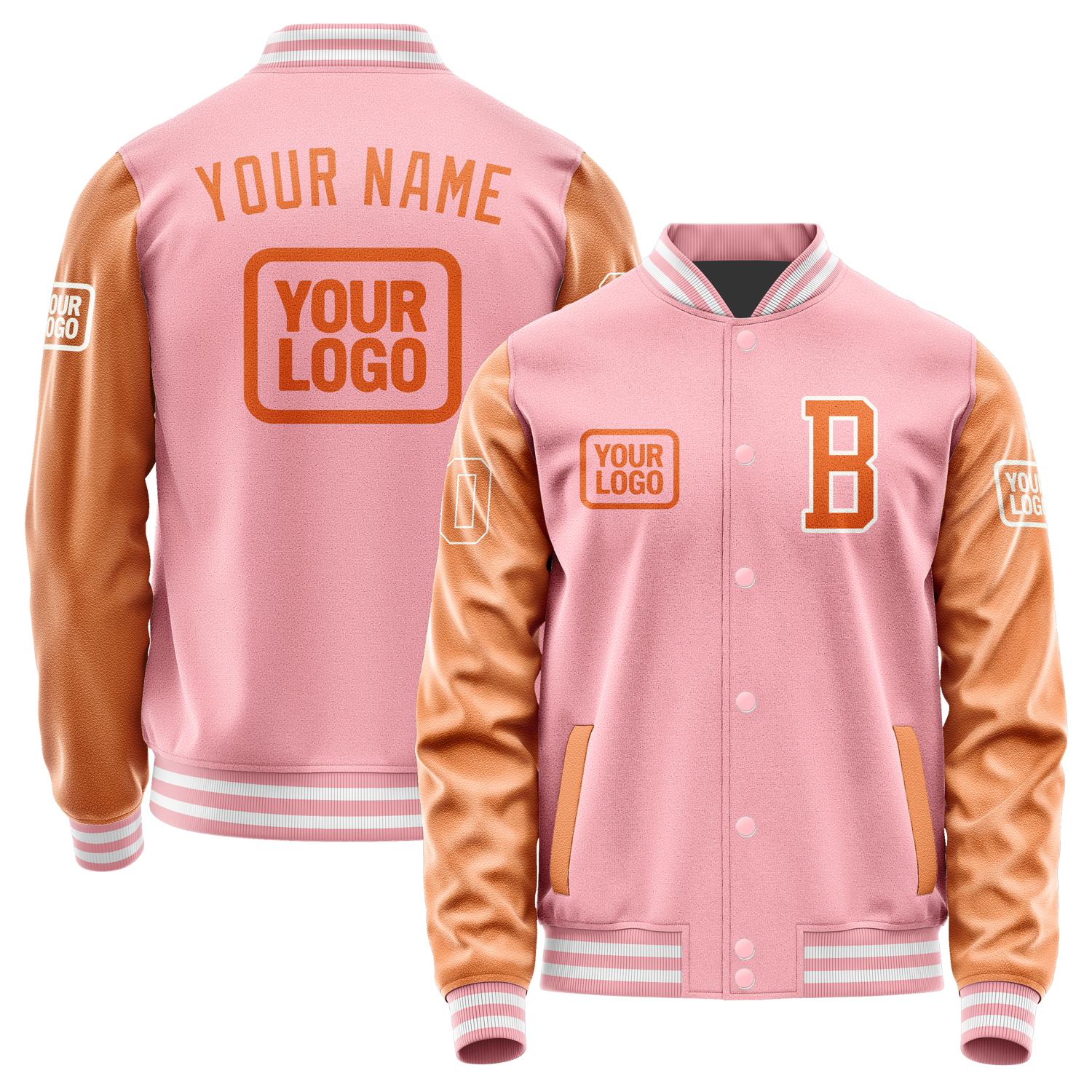 Maßgeschneidertes Rosa Orange Jacke JA212128211818282818