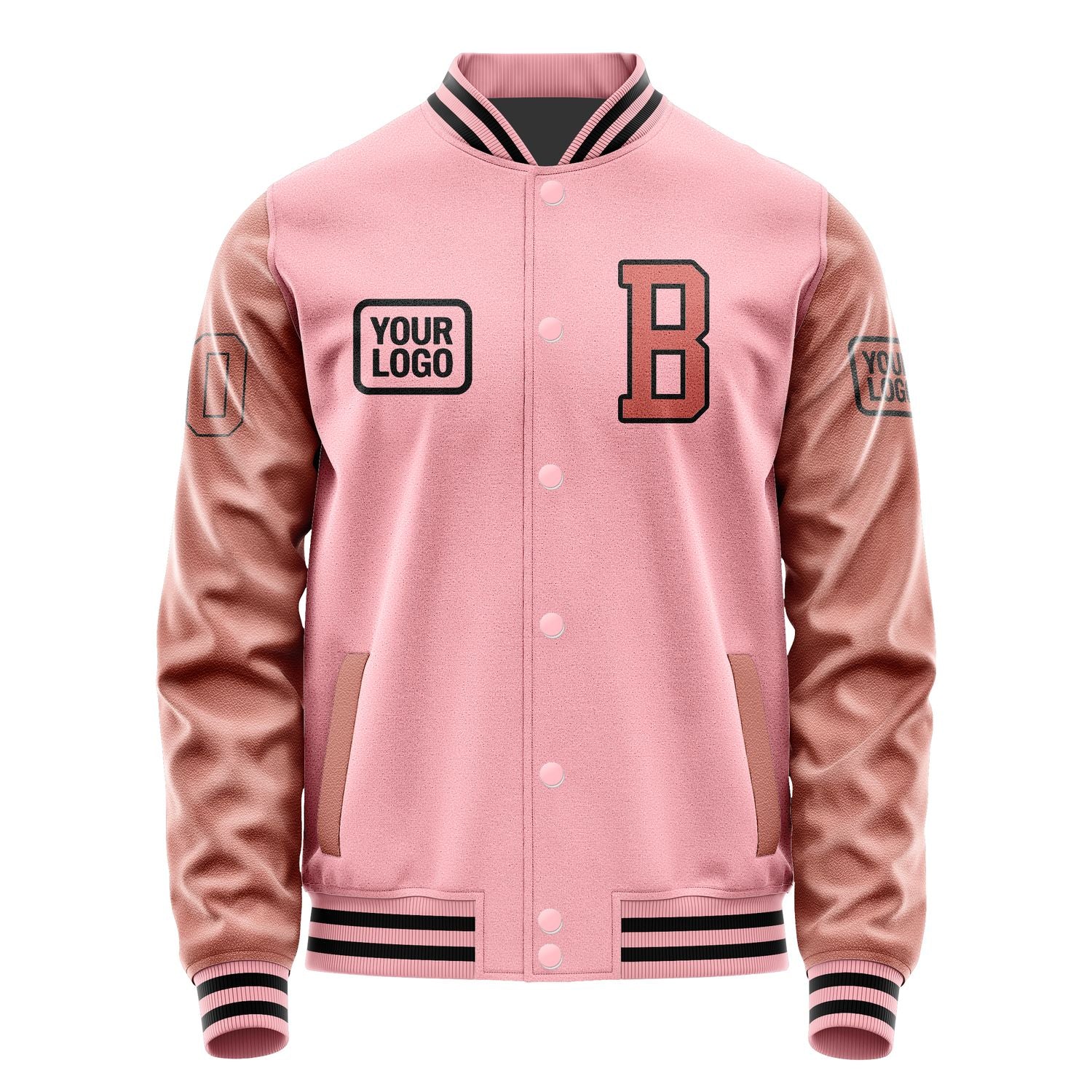 Maßgeschneidertes Rosa Kupferrose Jacke JA212129211717292917