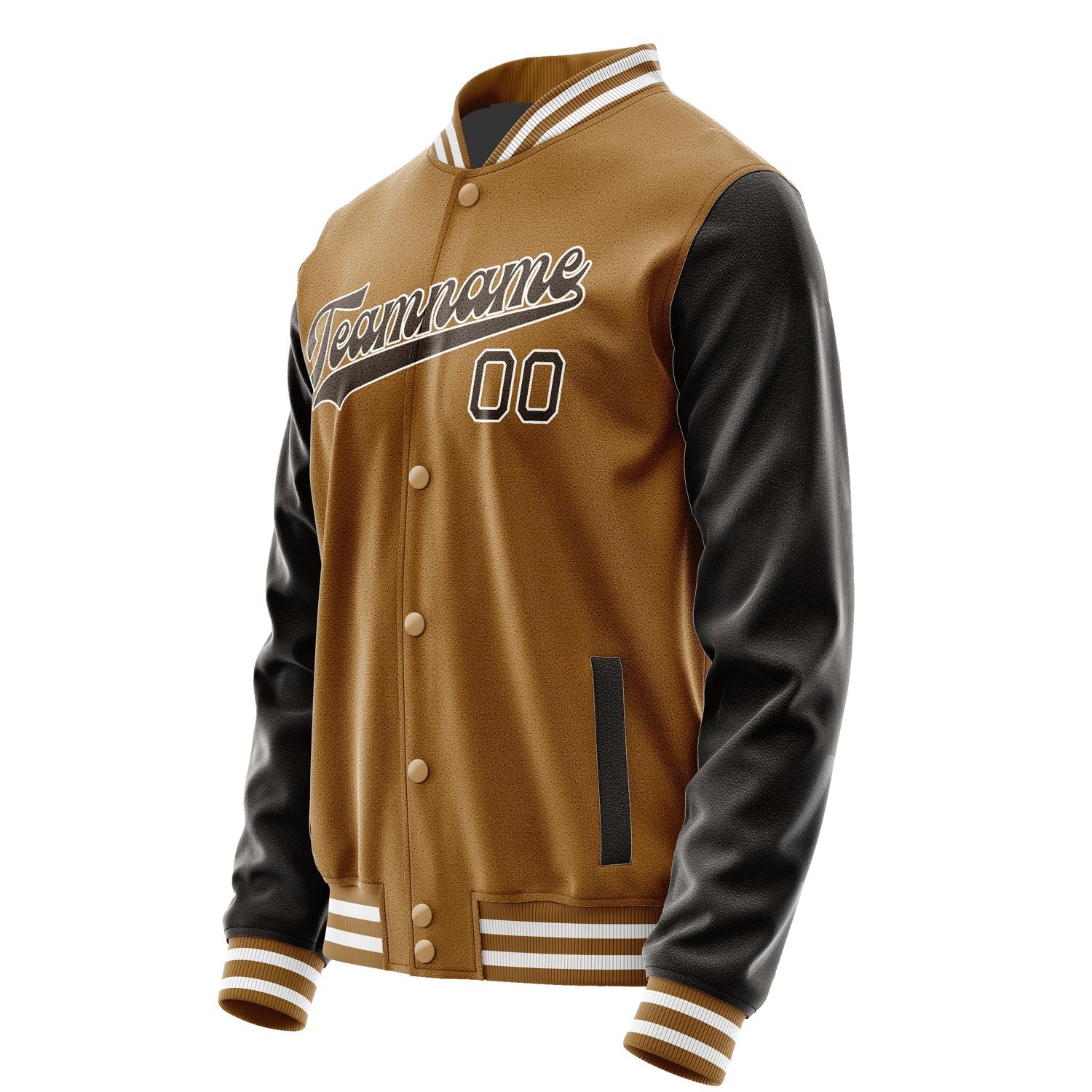 Maßgeschneidertes Khaki Braun Jacke JA2222012218B31801
