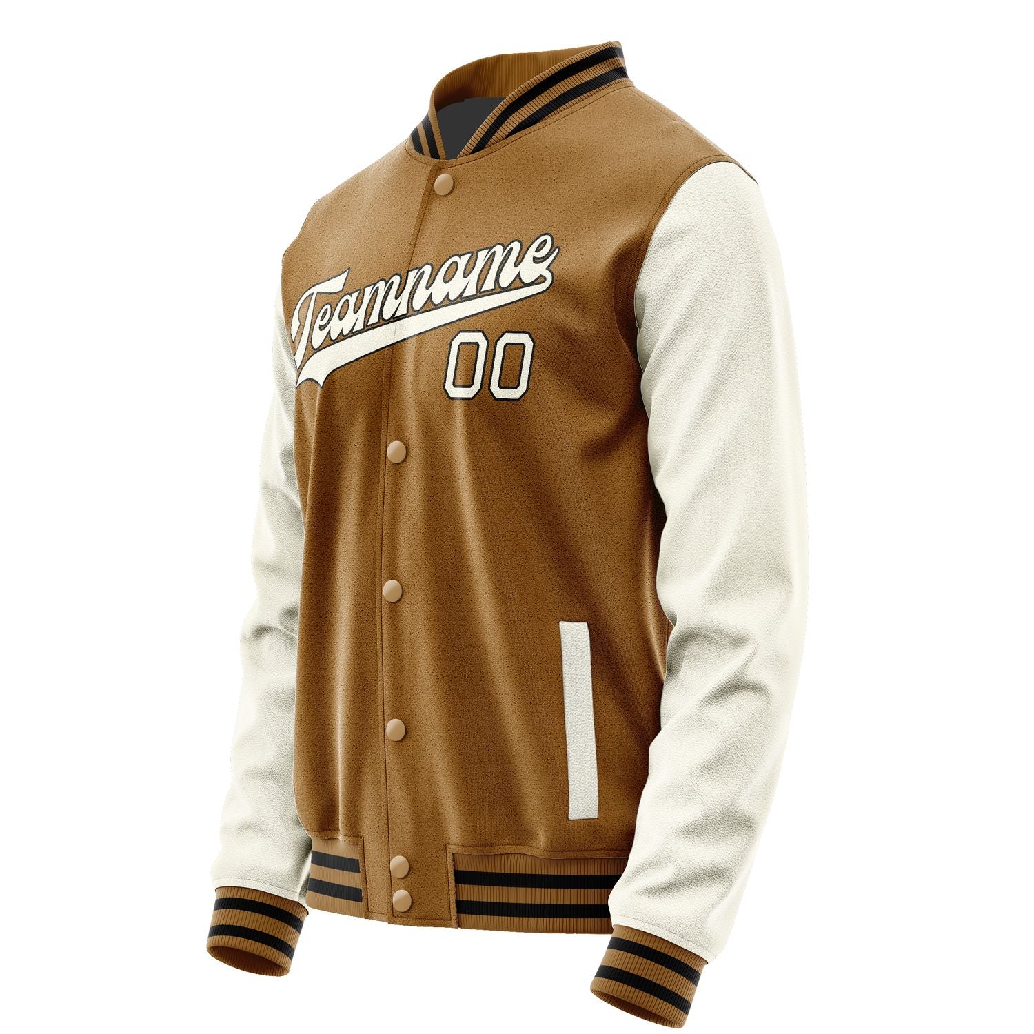 Maßgeschneidertes Khaki Beige Jacke JA2222032217B31703