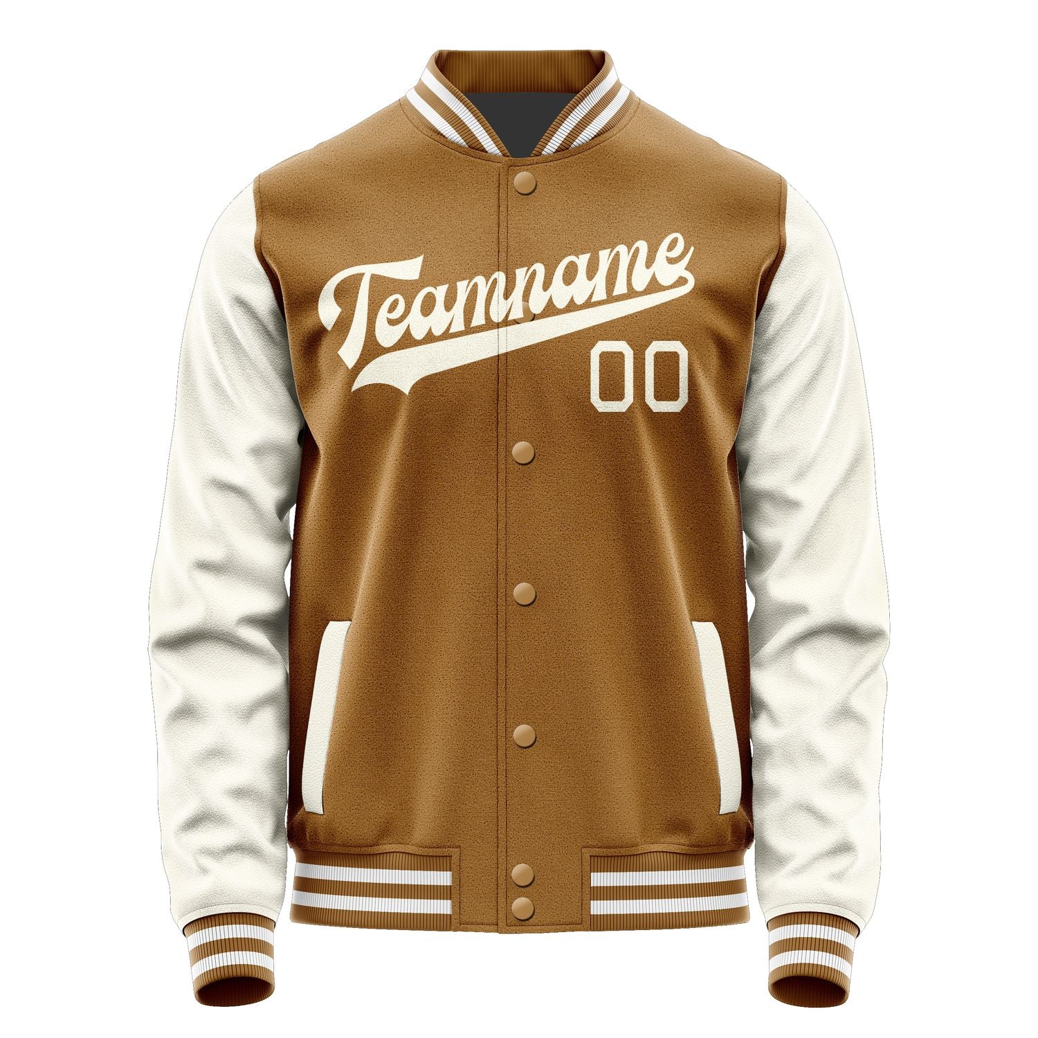 Maßgeschneidertes Khaki Beige Jacke JA2222032218B31803