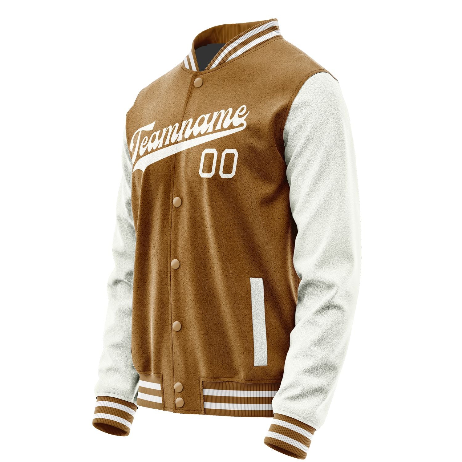 Maßgeschneidertes Khaki Weiß Jacke JA2222182218B31818