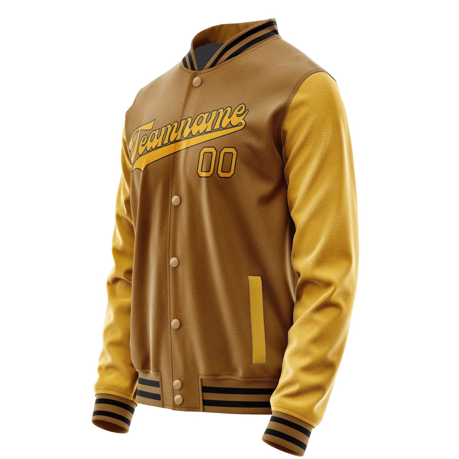 Maßgeschneidertes Khaki Gelb Jacke JA2222192217B31719