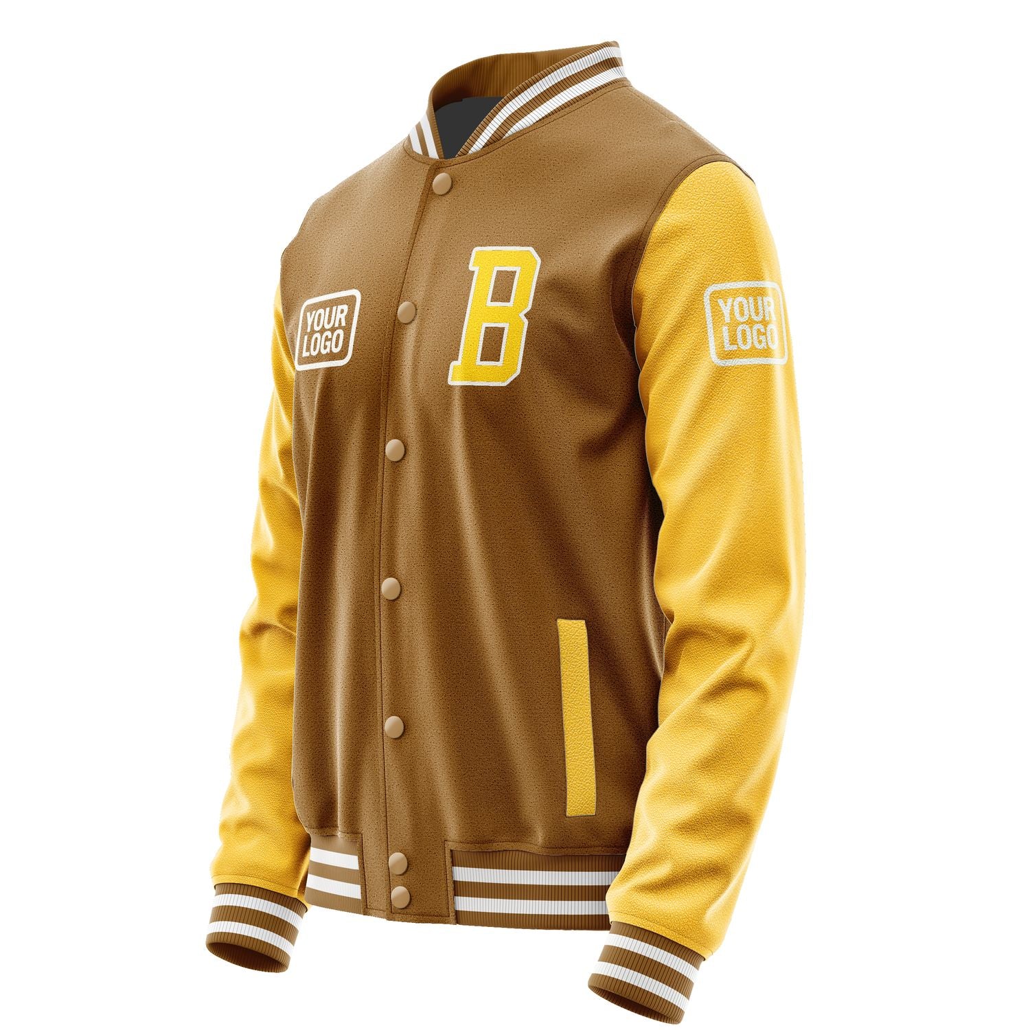 Maßgeschneidertes Khaki Gold Jacke JA222230221818303018