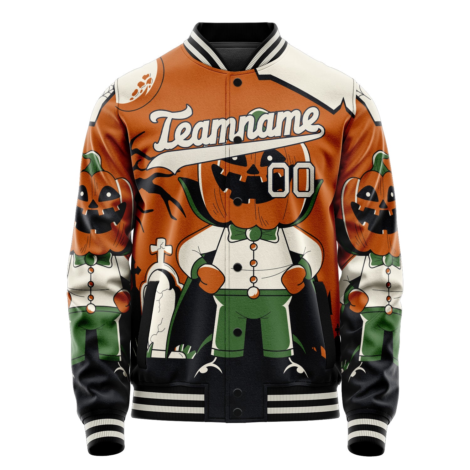 Maßgeschneidertes Braun Halloween Jacke