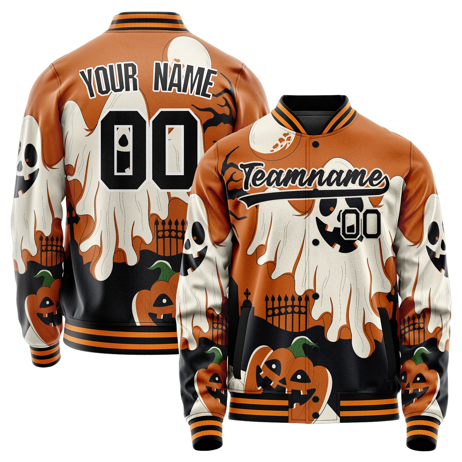 Maßgeschneidertes Braun Halloween Jacke JA2240927SK030