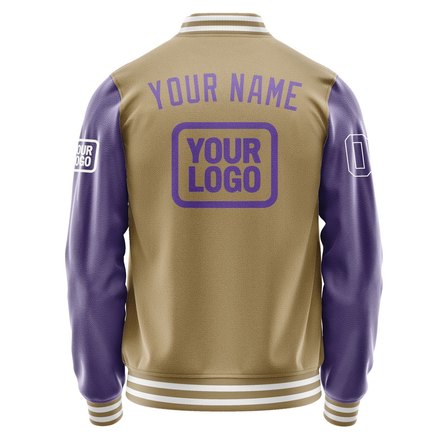 Maßgeschneidertes Hellkhaki Lavendel Jacke JA252523251818232318