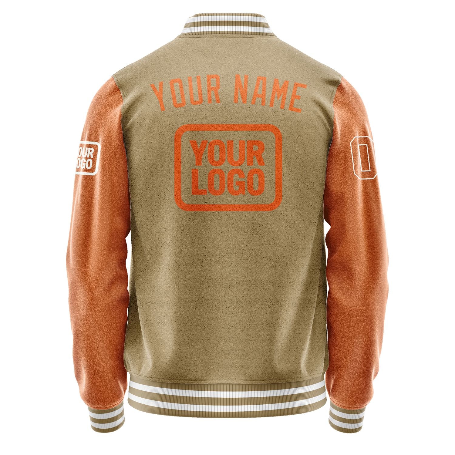 Maßgeschneidertes Hellkhaki Orange Jacke JA252528251818282818