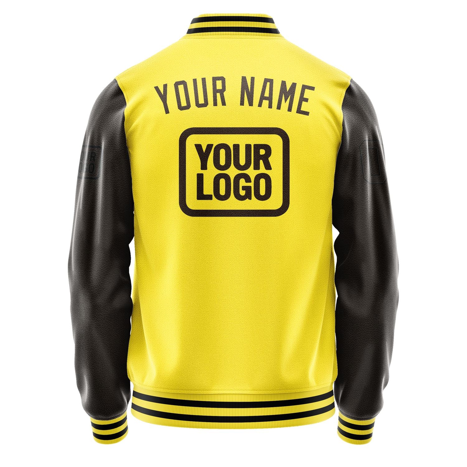 Maßgeschneidertes Blassgelb Braun Jacke JA262601261717010117