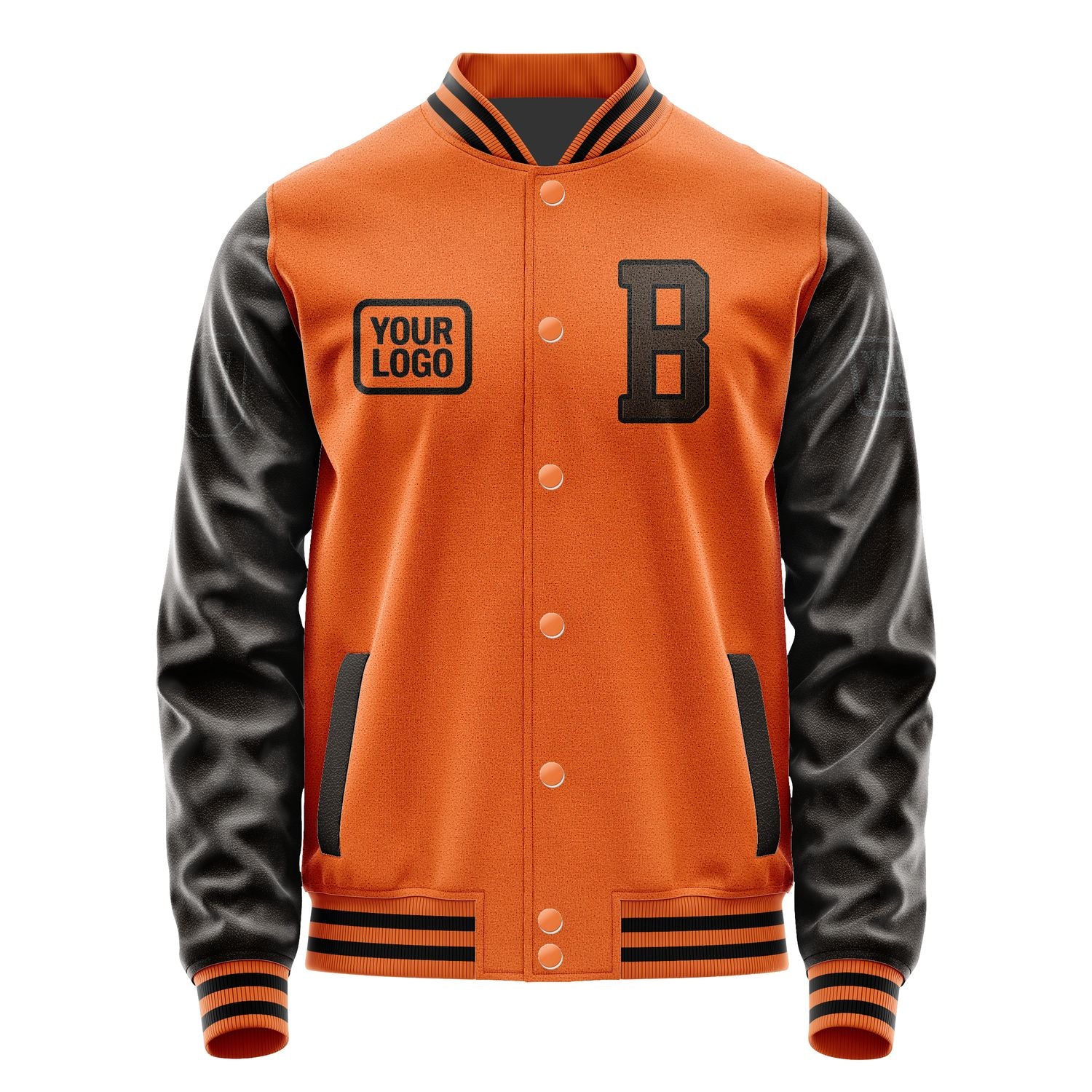 Maßgeschneidertes Orange Braun Jacke JA282801281717010117