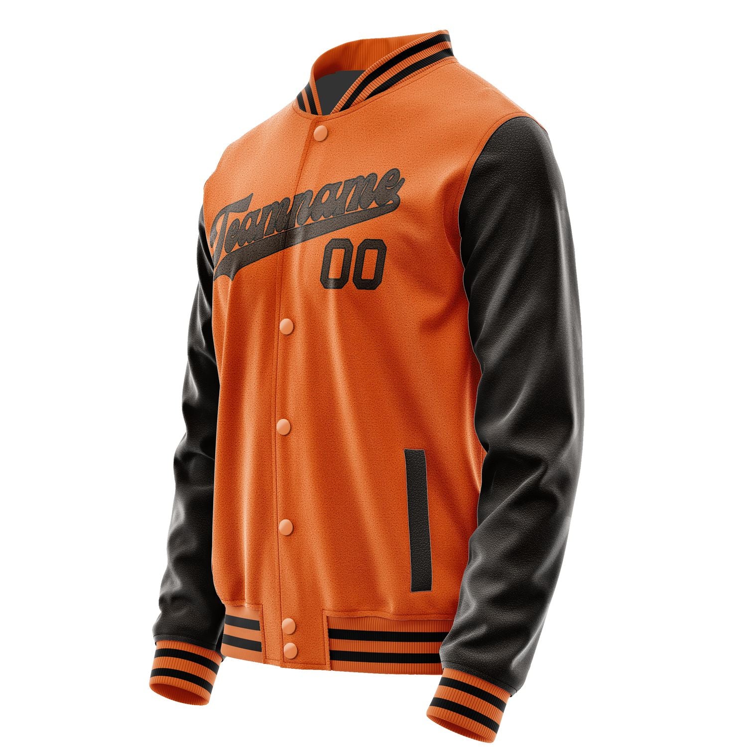 Maßgeschneidertes Orange Braun Jacke JA2828012817B31701