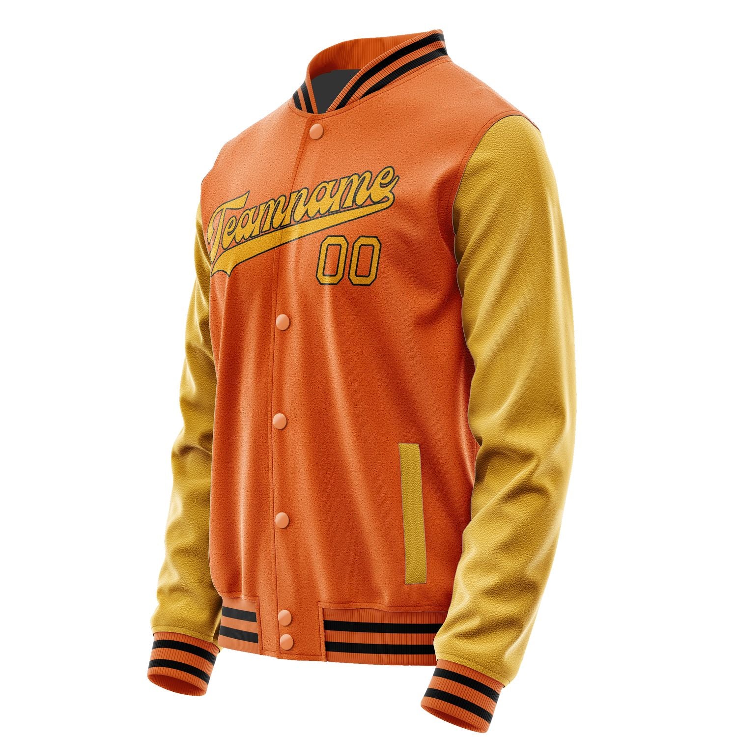 Maßgeschneidertes Orange Gelb Jacke JA2828192817B31719