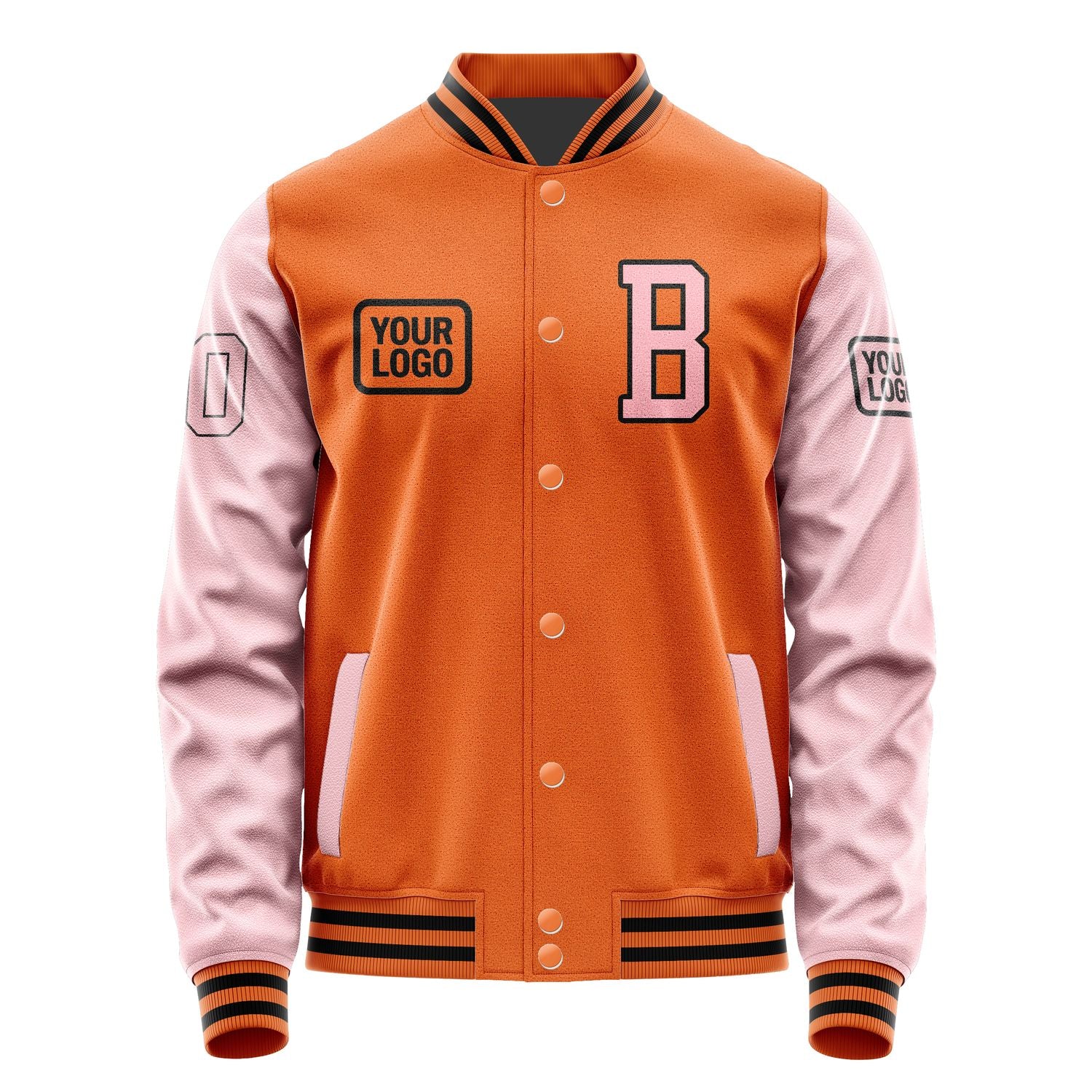 Maßgeschneidertes Orange Rosa Jacke JA282821281717212117