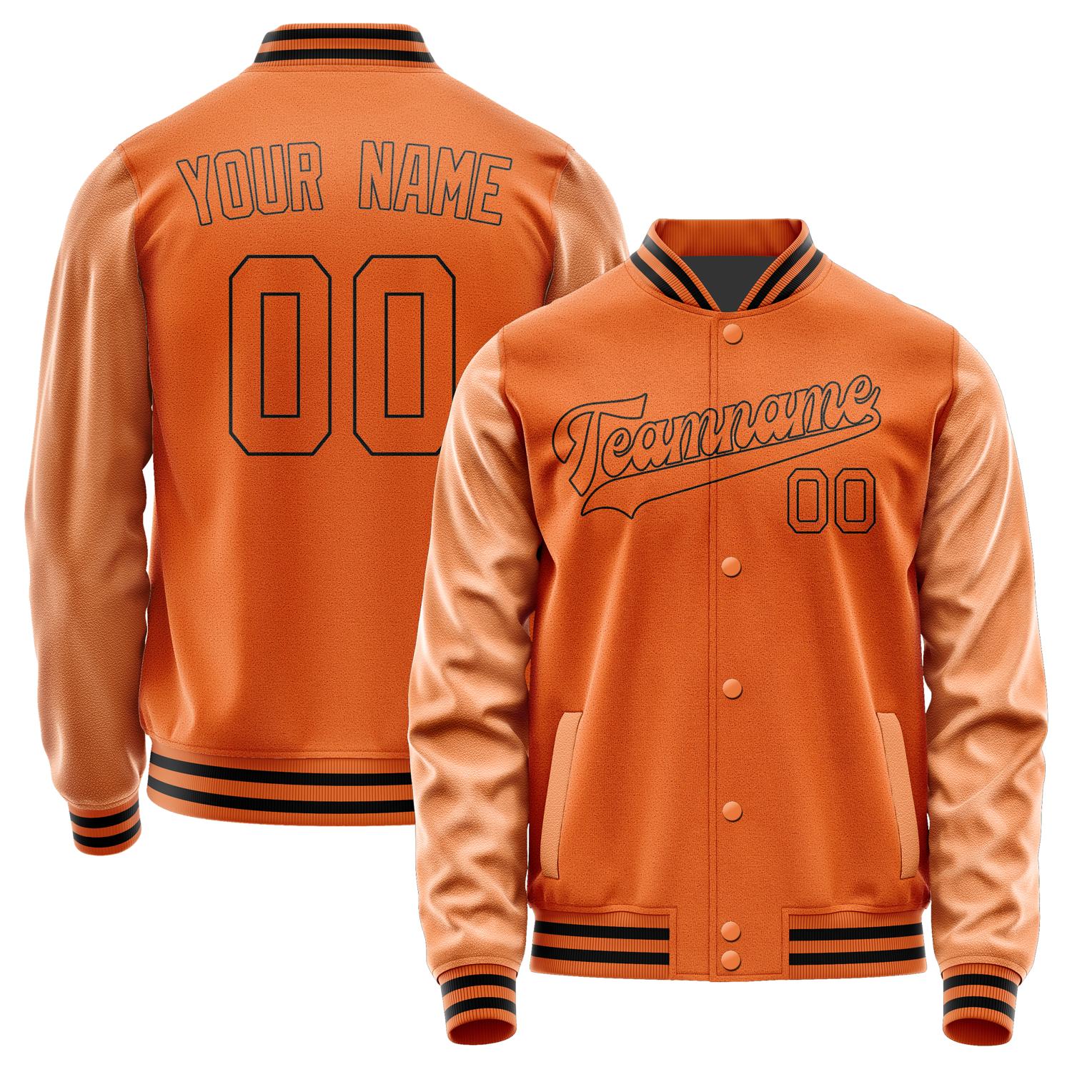 Maßgeschneidertes Orange Orange Jacke JA2828282817B31728