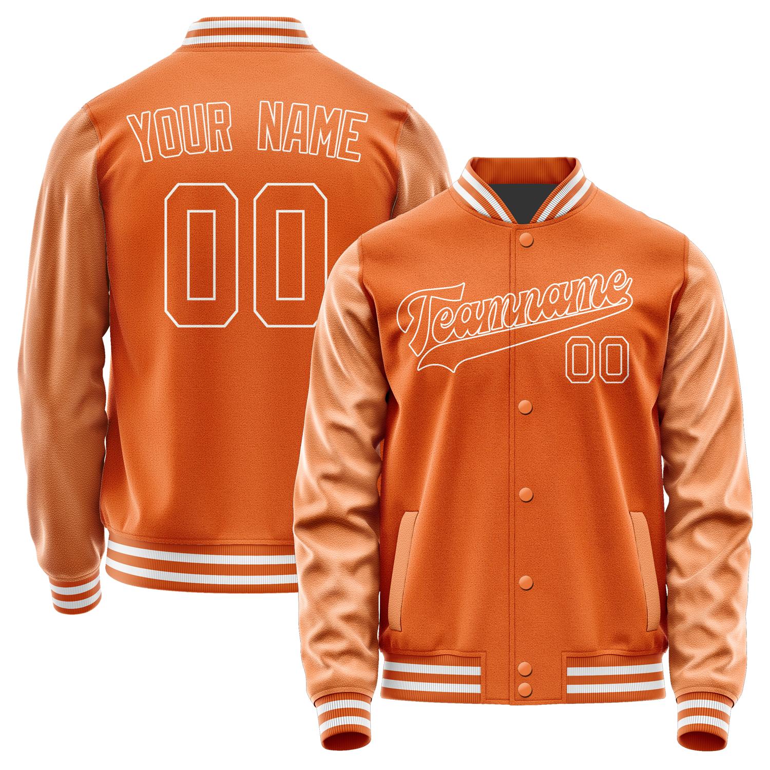 Maßgeschneidertes Orange Orange Jacke JA2828282818B31828