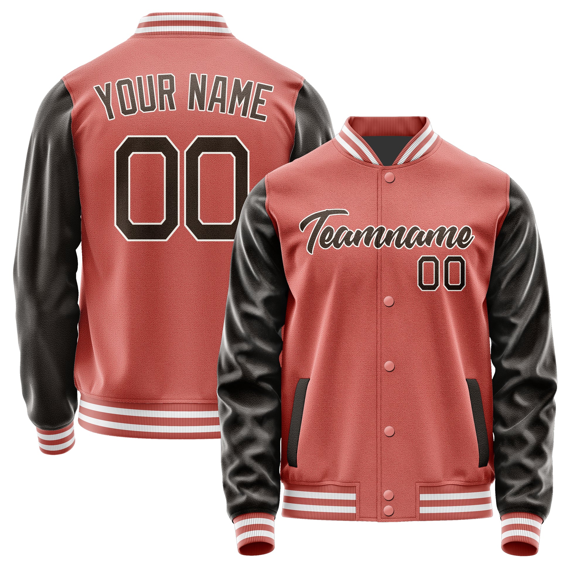 Maßgeschneidertes Kupferrose Braun Jacke JA2929012918B21801