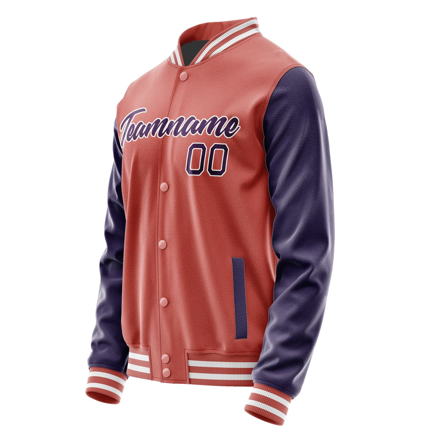 Maßgeschneidertes Kupferrose Lila Jacke JA2929072917B21707