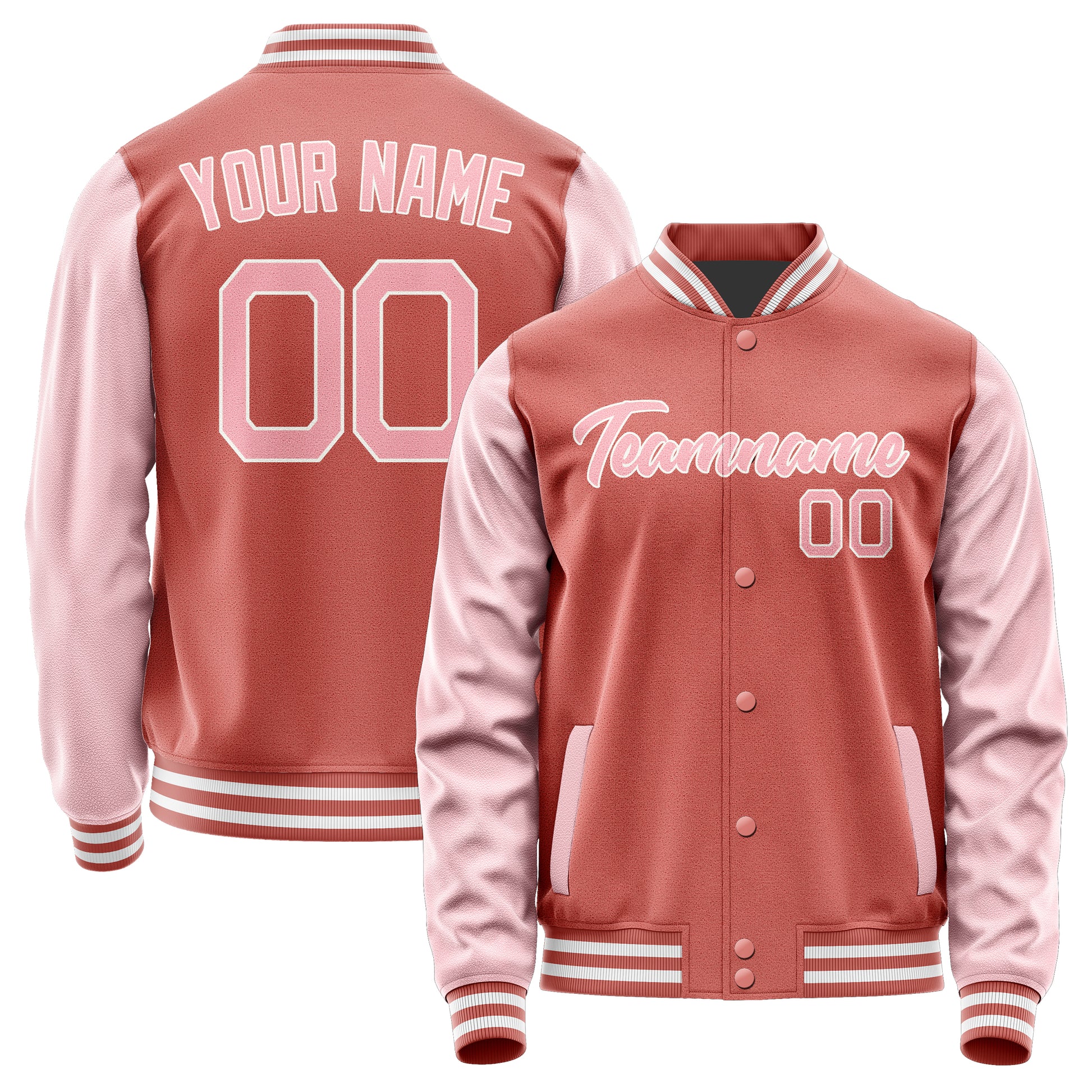 Maßgeschneidertes Kupferrose Rosa Jacke JA2929212918B21821