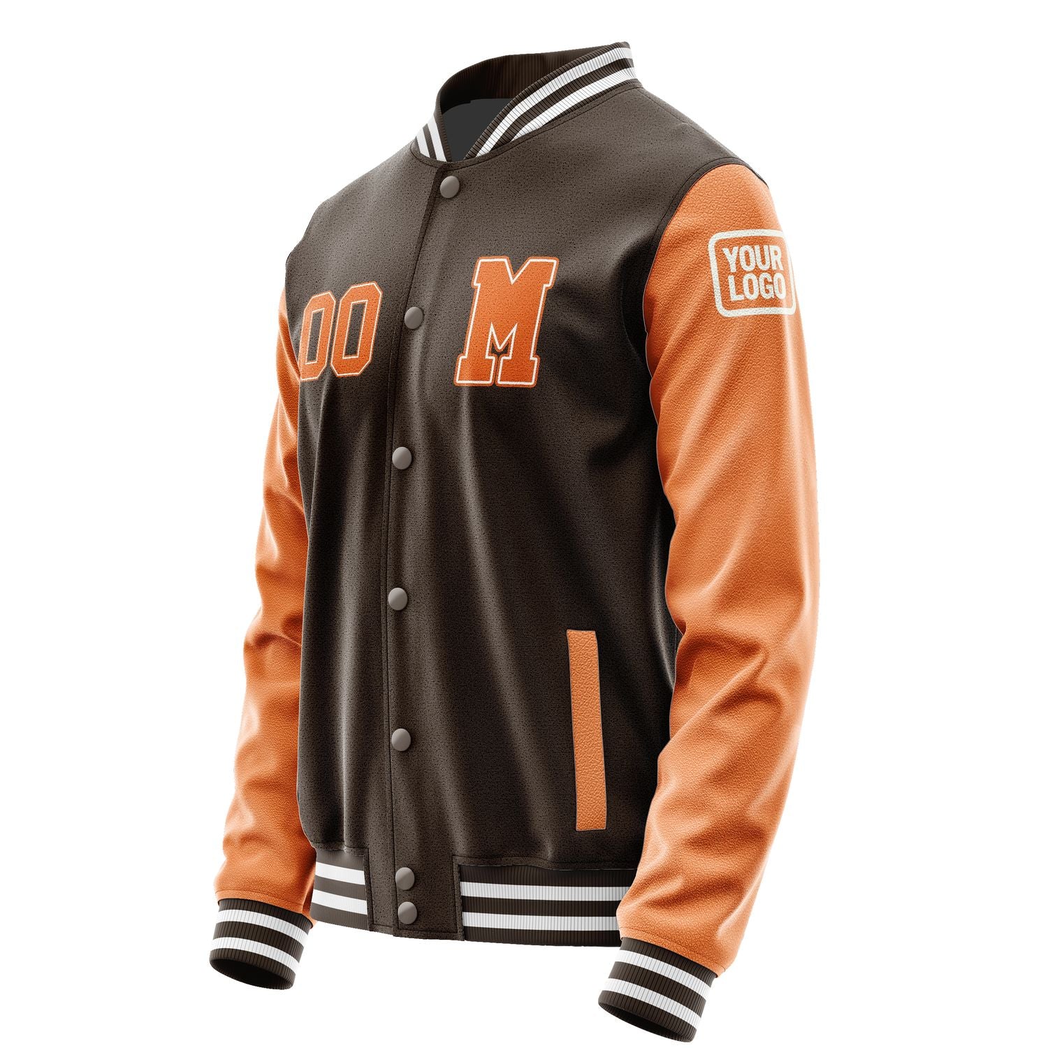 Maßgeschneidertes Braun Orange Jacke JB0101280118281818