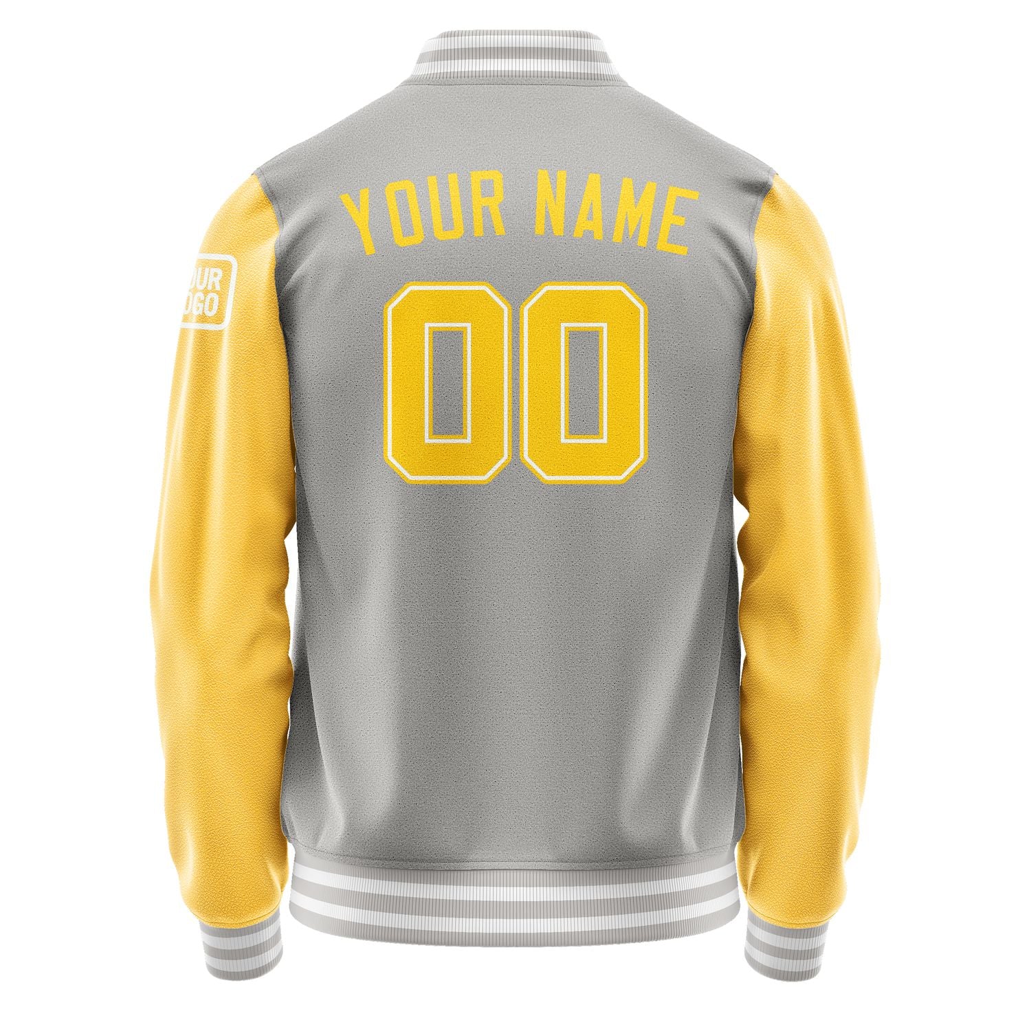 Maßgeschneidertes Grau Gold Jacke JB0404300418301818