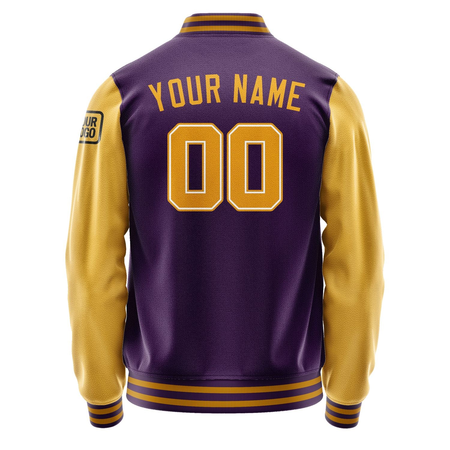 Maßgeschneidertes Lila Gelb Jacke JB0707190719191817