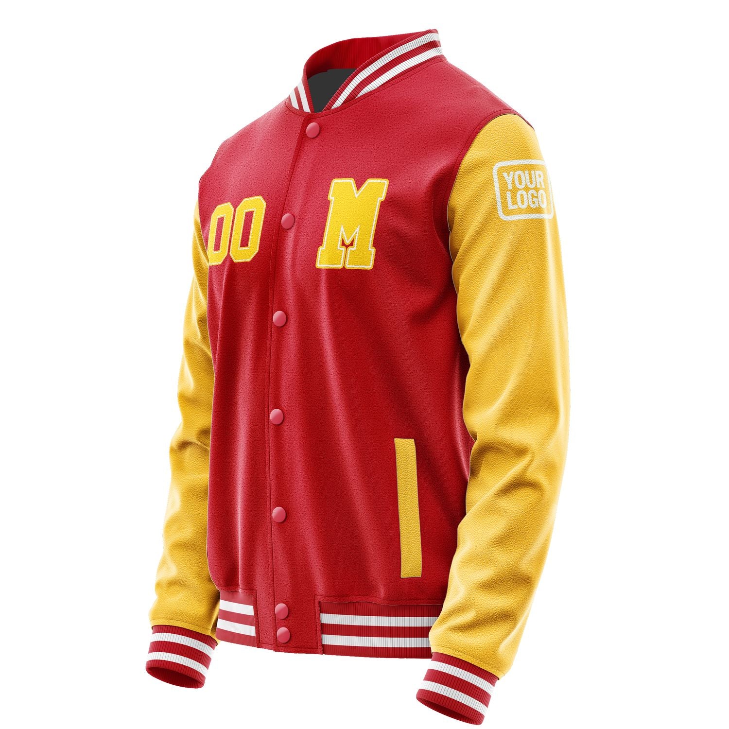 Maßgeschneidertes Rot Gold Jacke JB1414301418301818